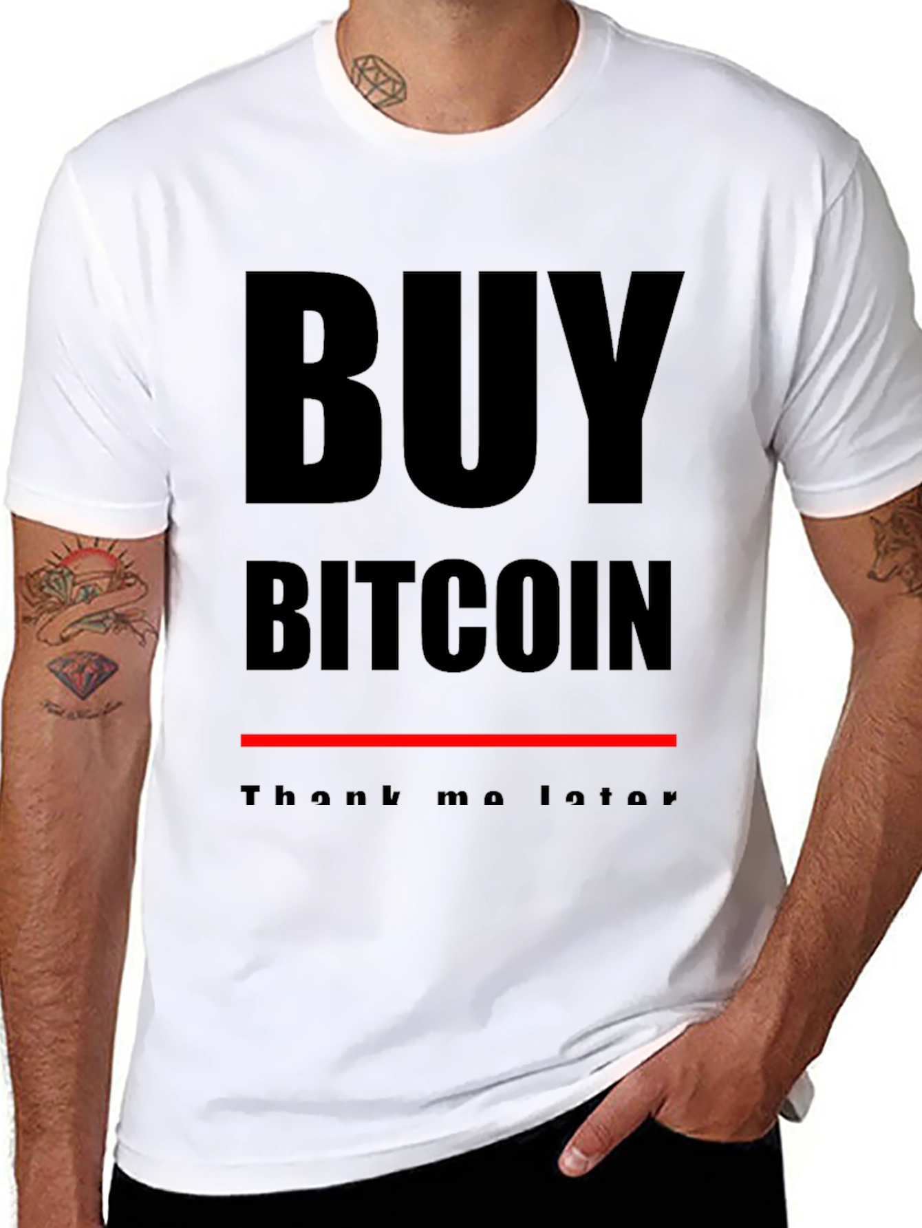 Buy Bitcoin T-Shirt - Thank Me Later!