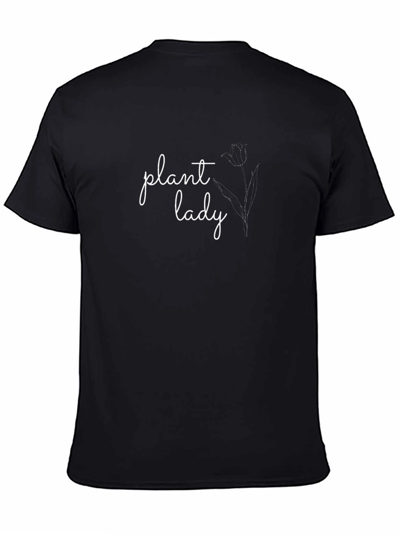 Plant Lady Black Graphic Tee