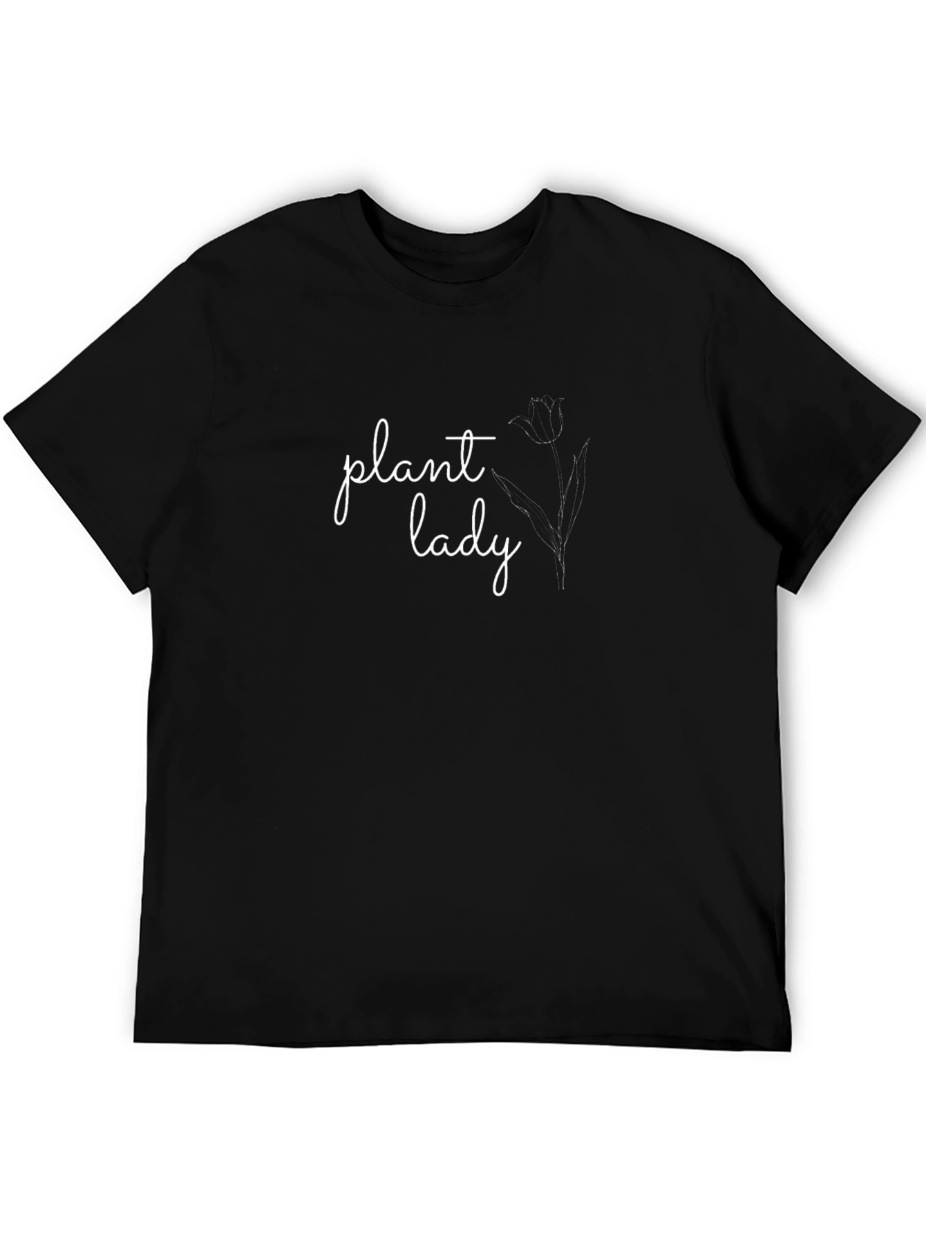 Plant Lady Black Graphic Tee
