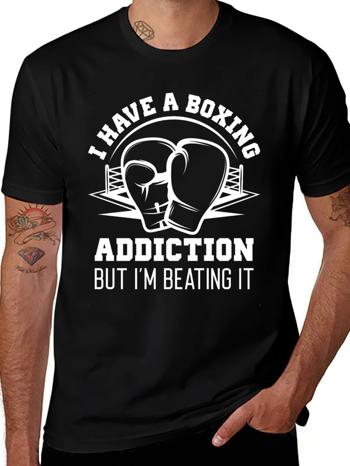 Boxing Addiction Tee: I Have A Boxing Addiction T-Shirt