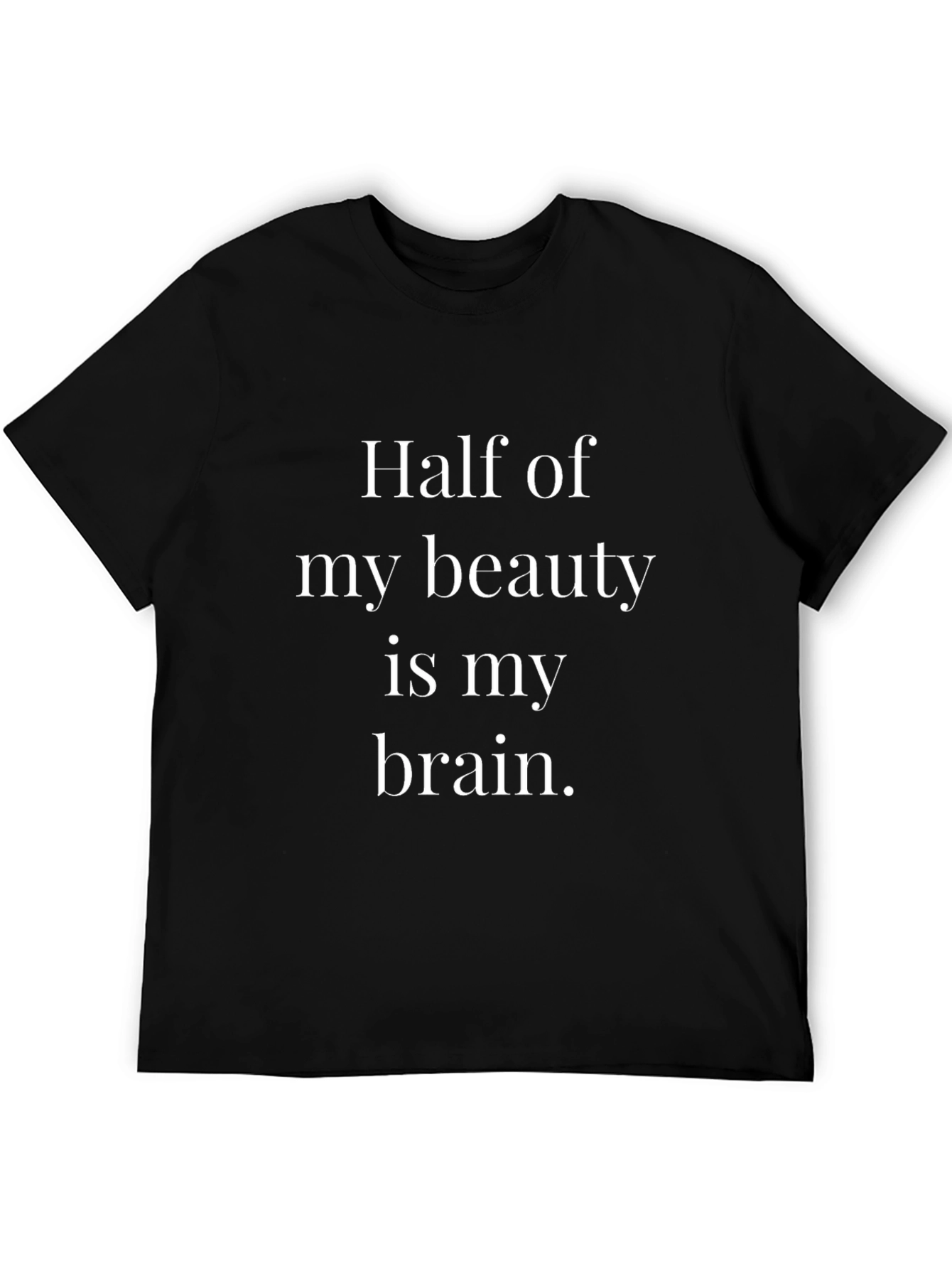 Beauty Brains T-Shirt - Black Graphic Tee