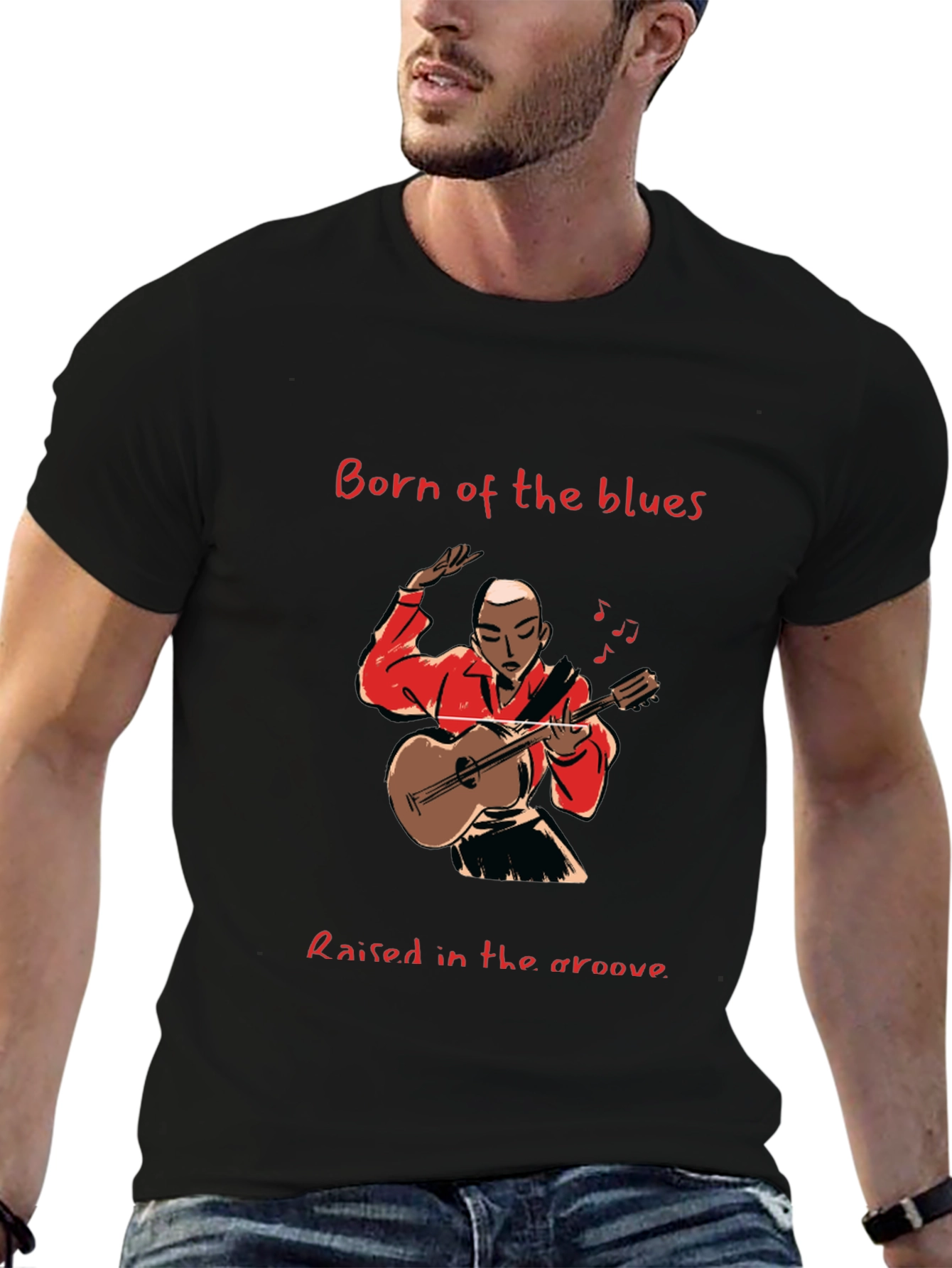Bluesman Graphic T-Shirt - Born of the Blues