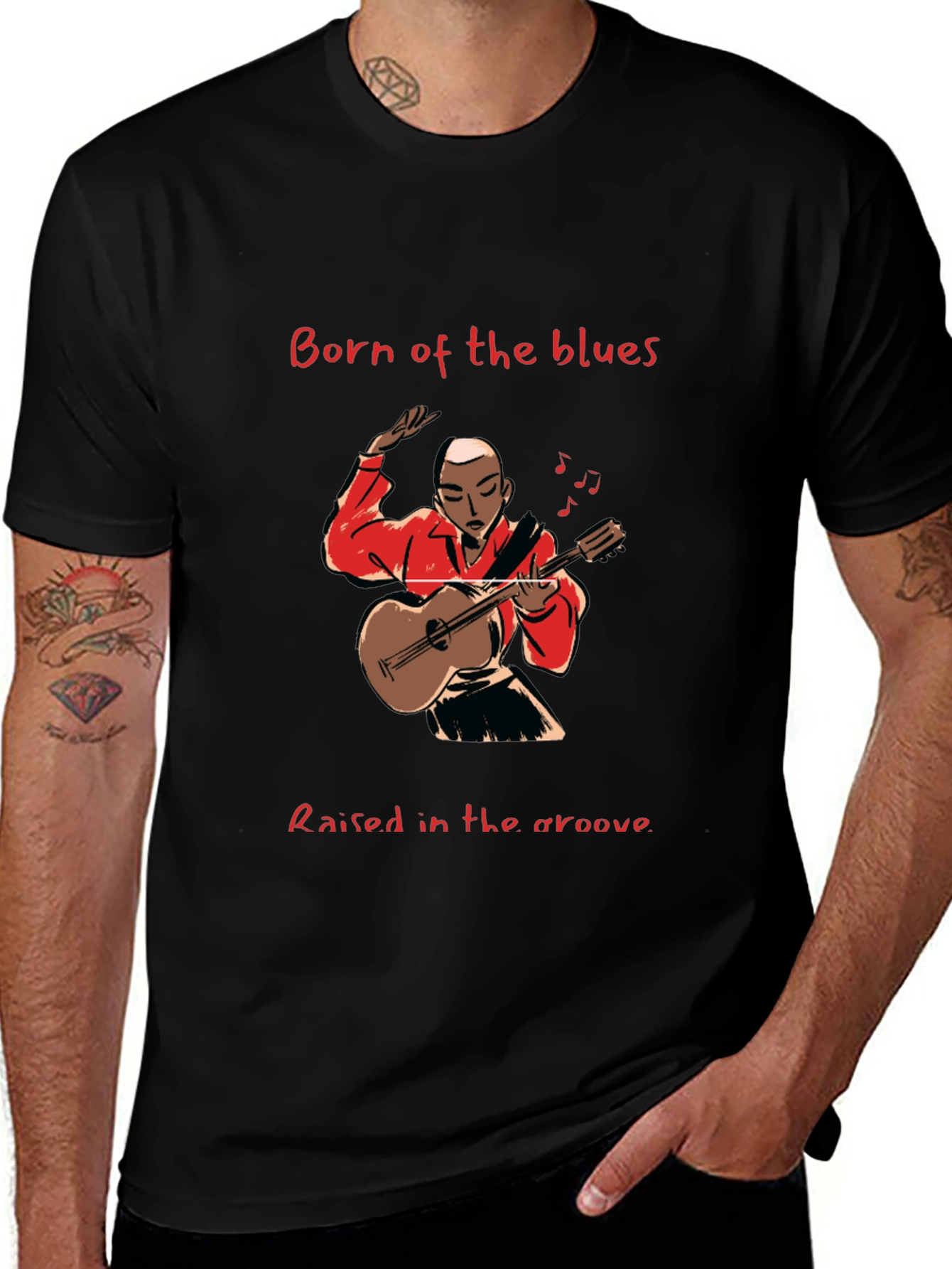 Bluesman Graphic T-Shirt - Born of the Blues