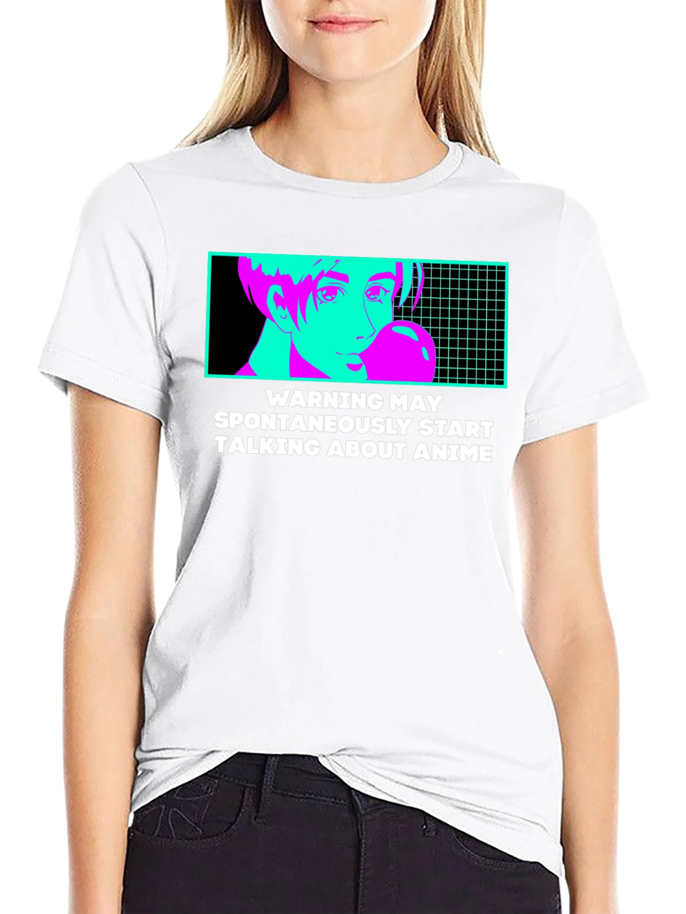Anime Warning T-Shirt - Spontaneous Anime Talk!