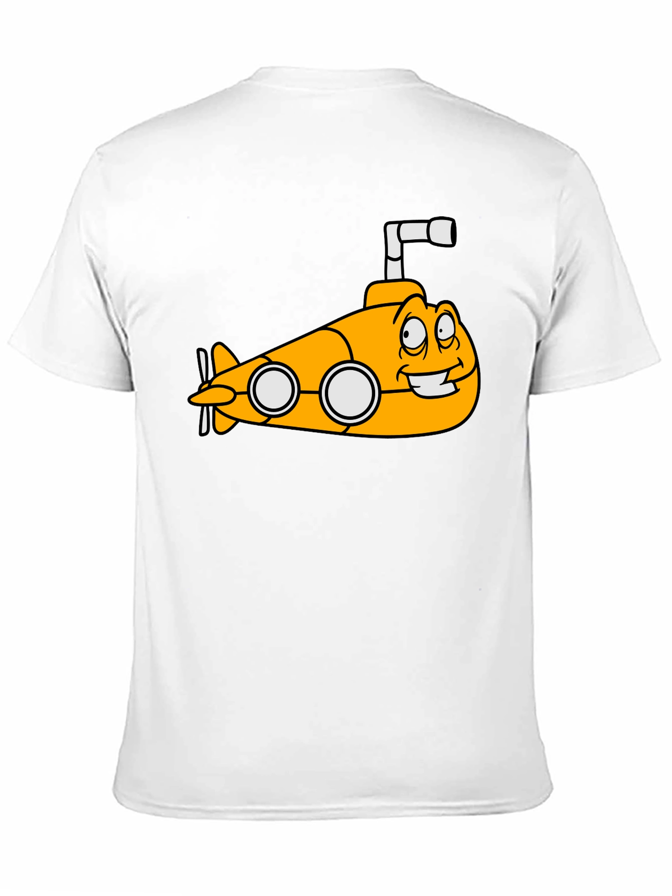 Yellow Submarine Cartoon Graphic T-Shirt