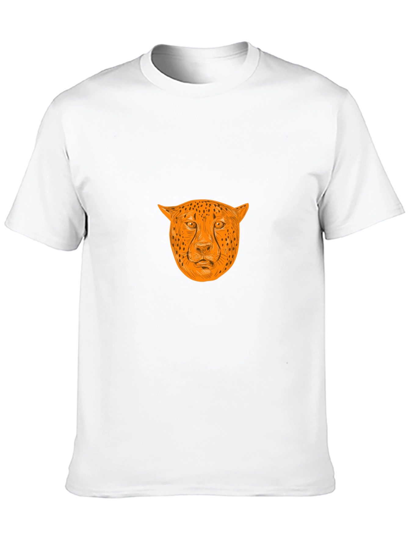 Bold Cheetah Graphic Tee - Black