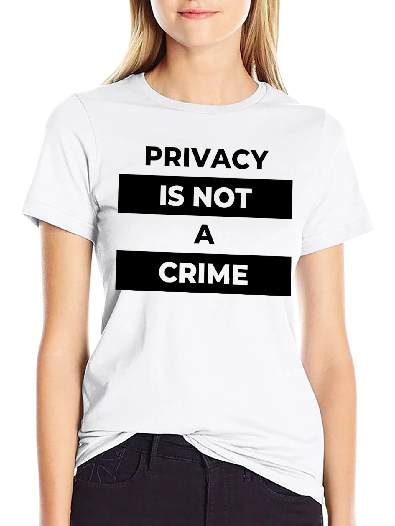 Privacy is Not a Crime Graphic Tee