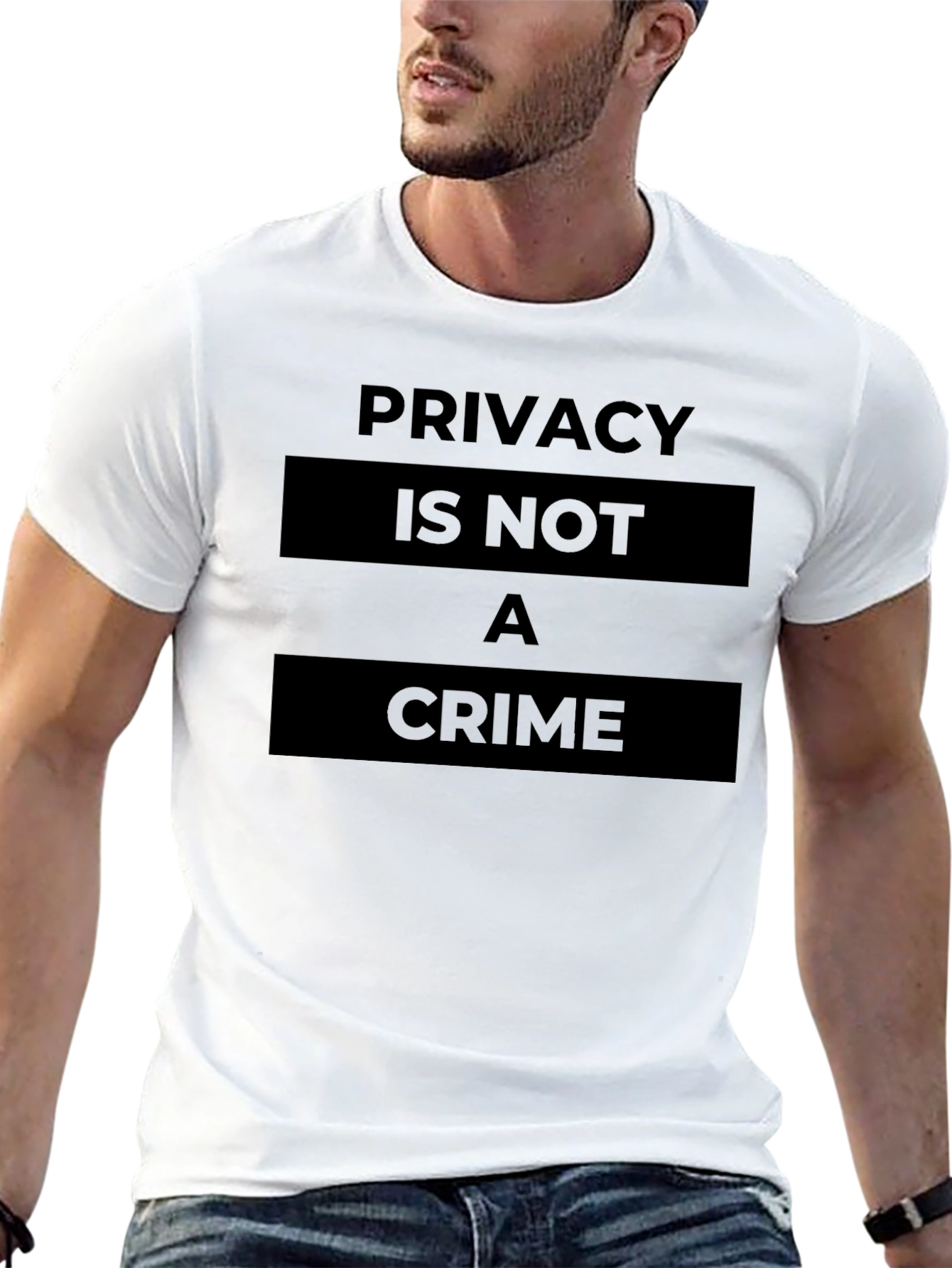 Privacy is Not a Crime Graphic Tee