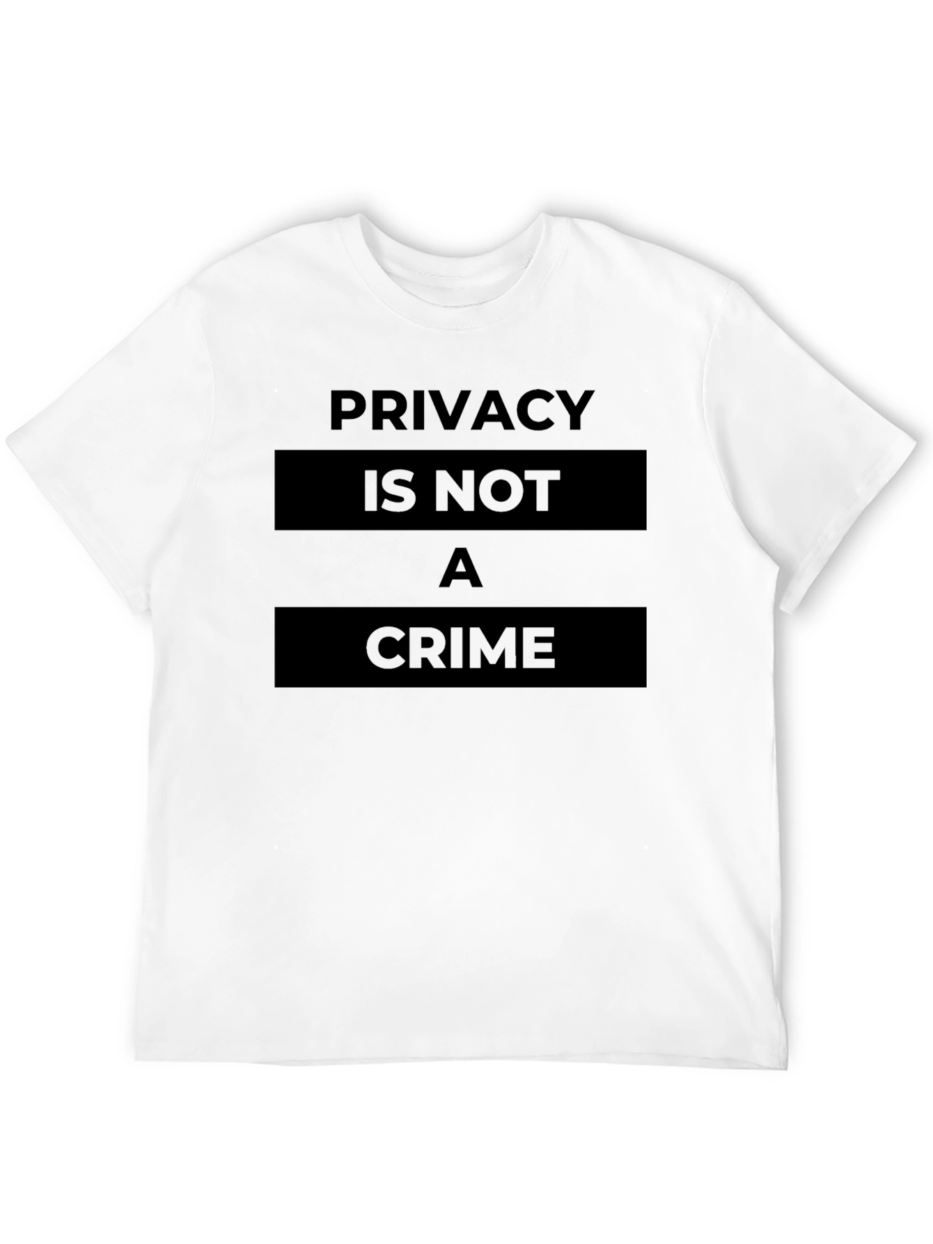 Privacy is Not a Crime Graphic Tee