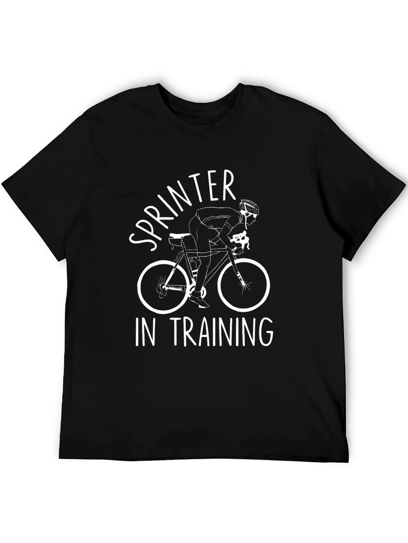 Sprinter in Training T-Shirt - Cycling Fan Tee