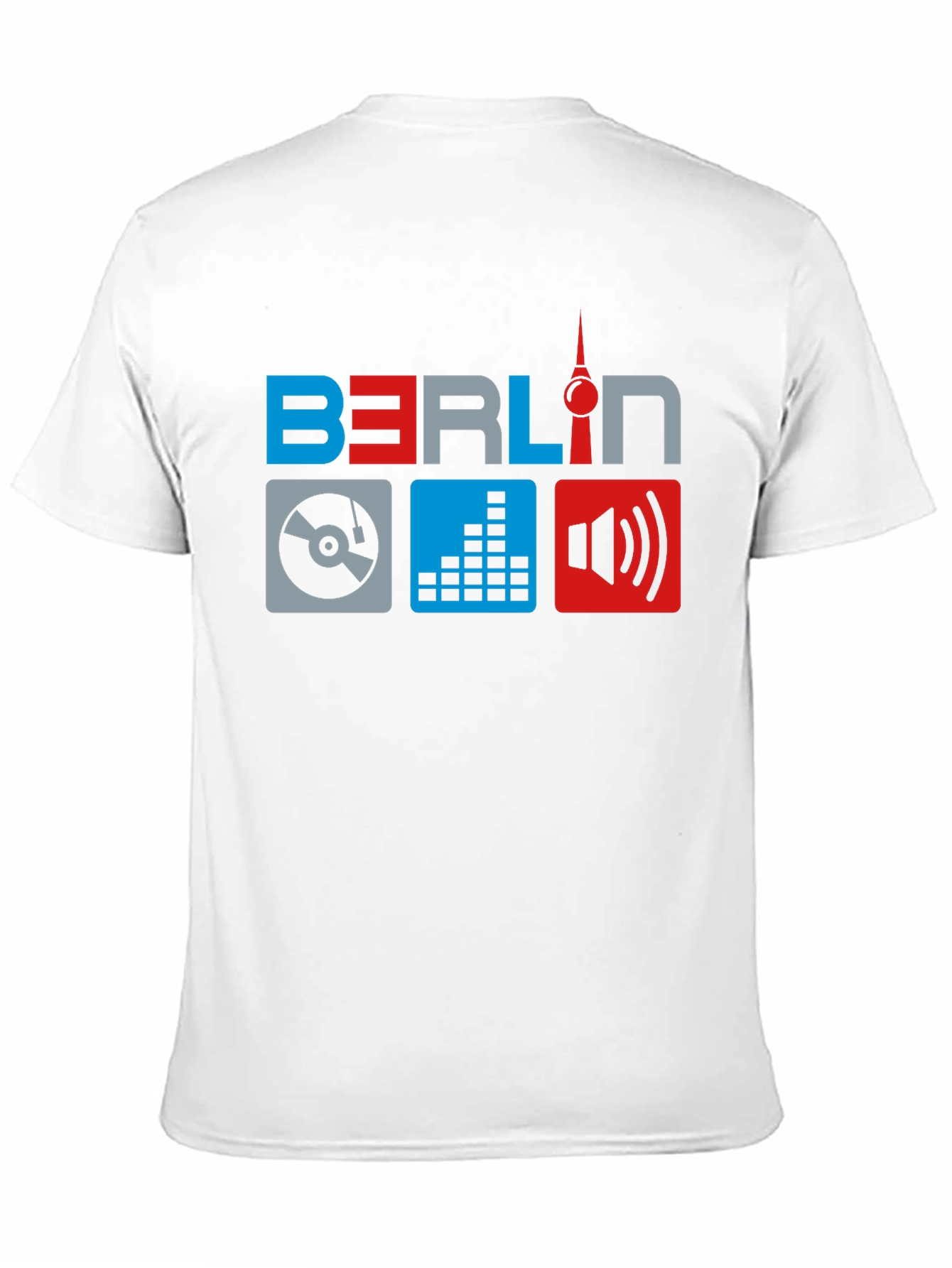 Berlin Music T-Shirt - City Soundscape Tee