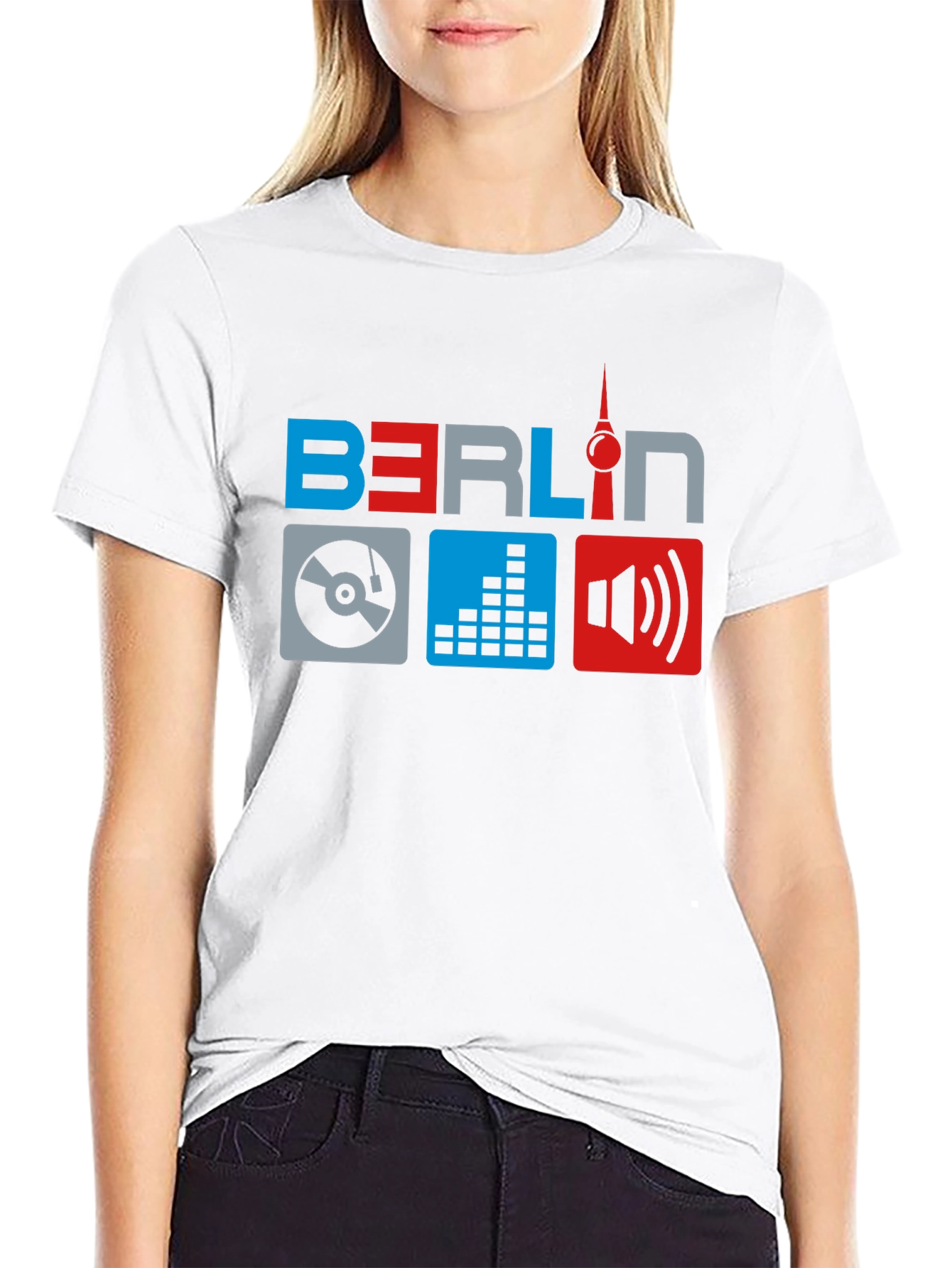 Berlin Music T-Shirt - City Soundscape Tee