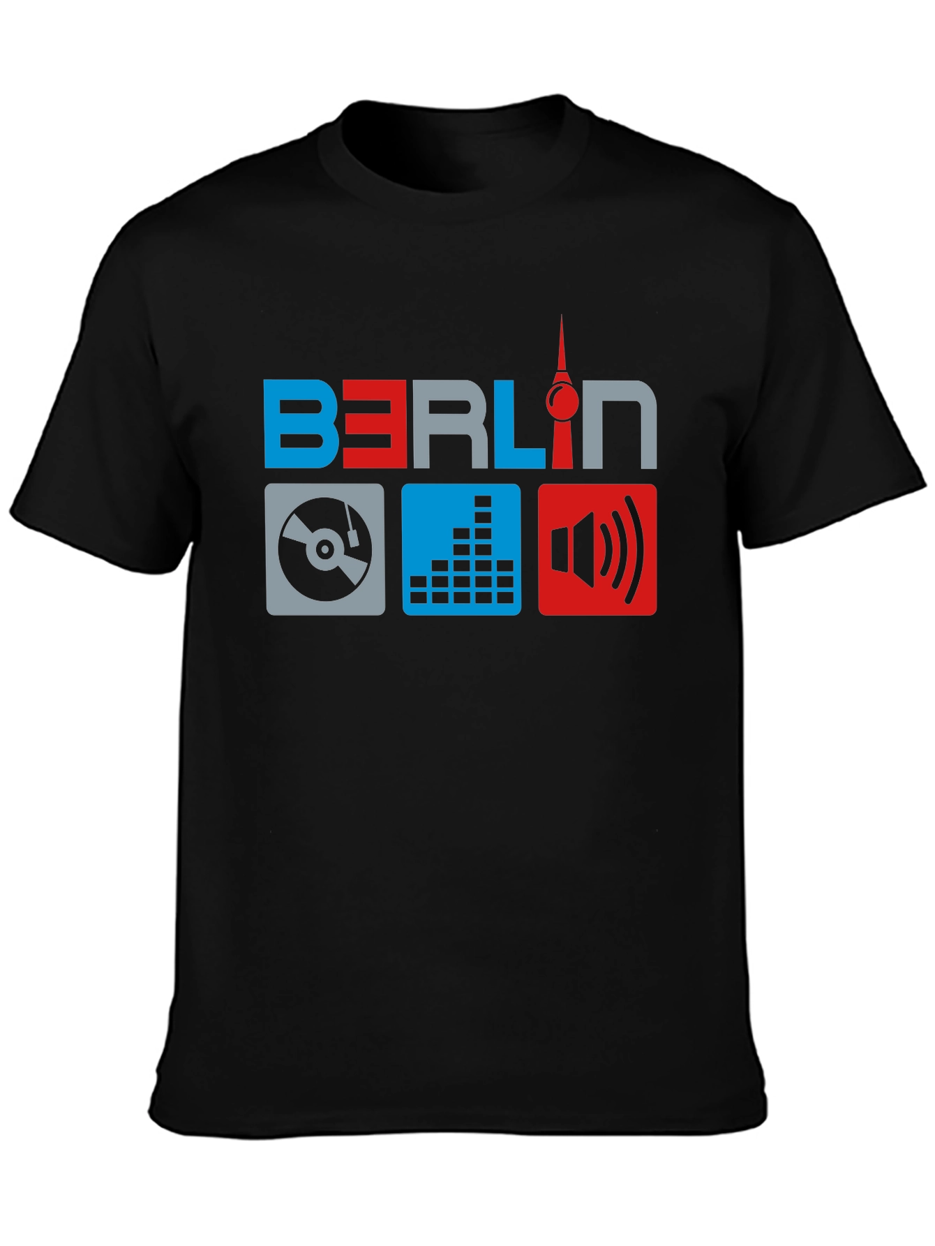 Berlin Music T-Shirt - City Soundscape Tee