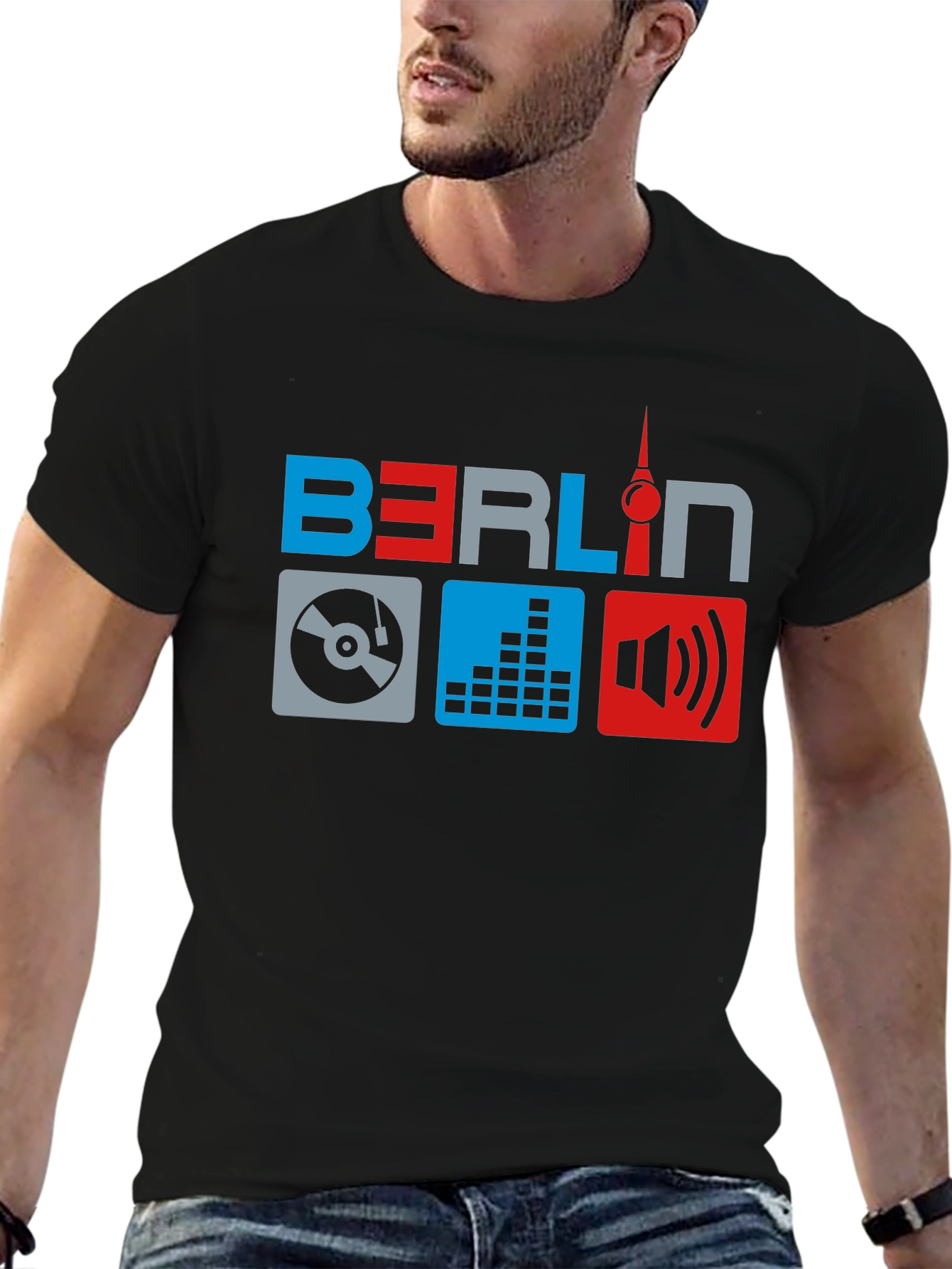 Berlin Music T-Shirt - City Soundscape Tee