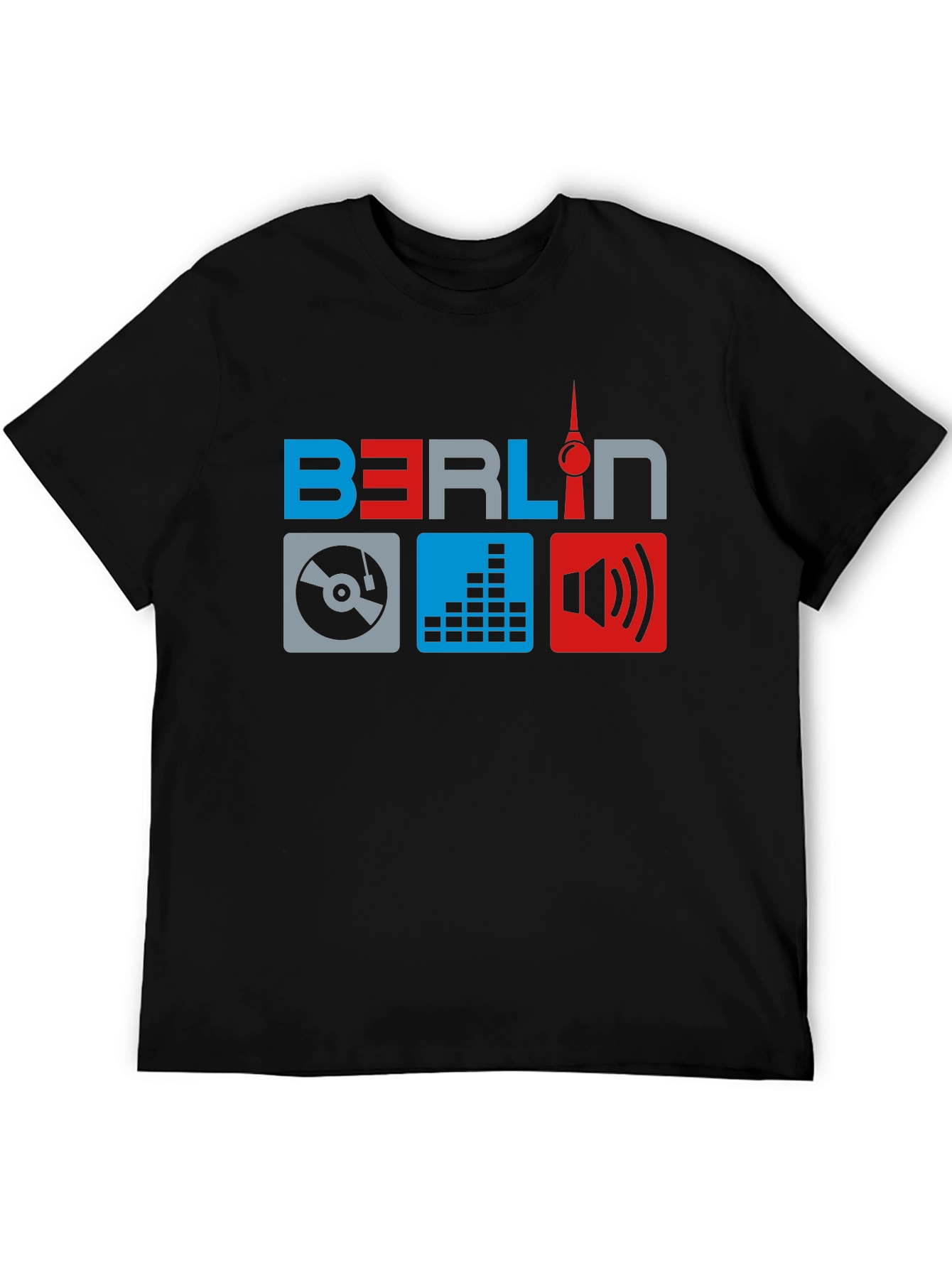 Berlin Music T-Shirt - City Soundscape Tee