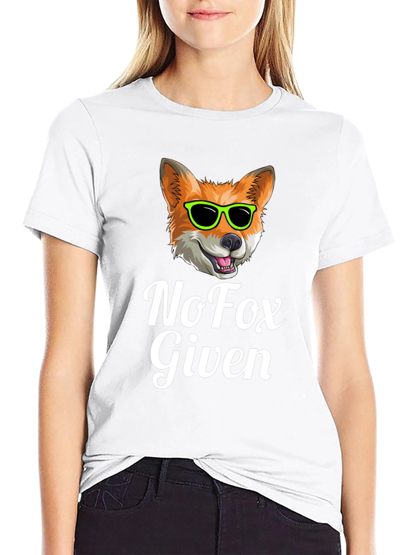 No Fox Given Graphic T-Shirt - Mens Black Tee