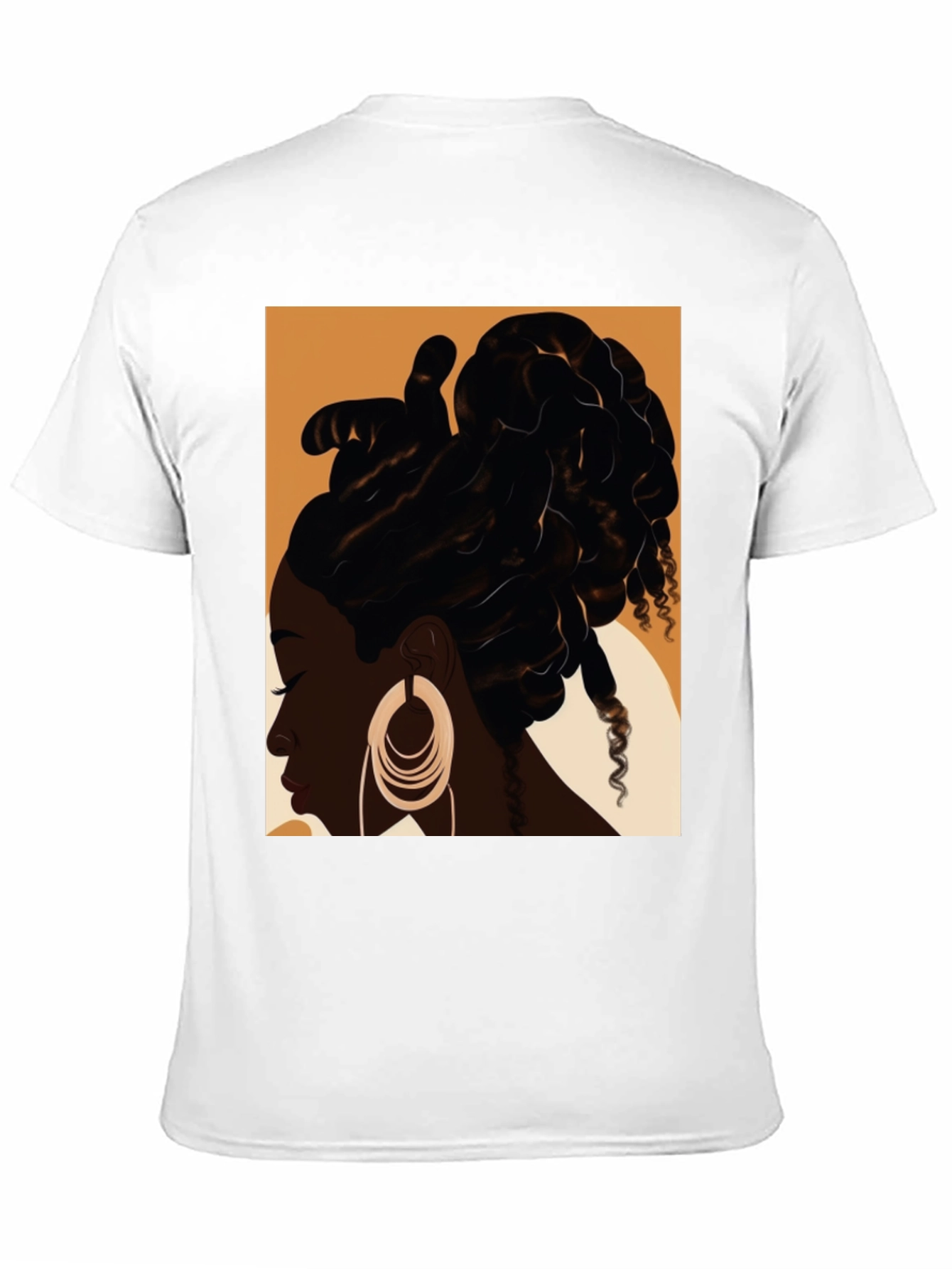 Black Woman Locs Graphic Tee - Stylish Streetwear
