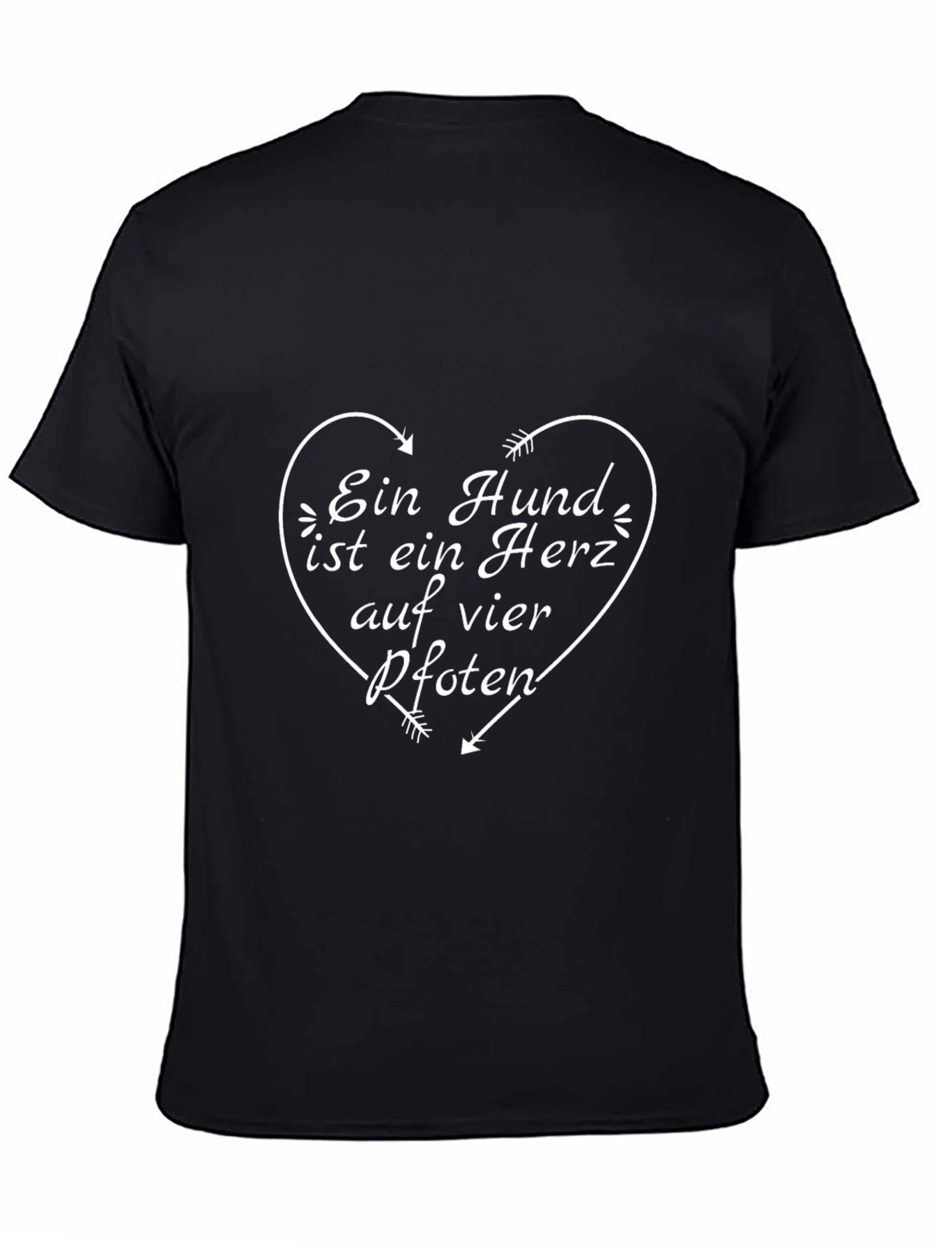 Ein Hund Heart T-Shirt: Dog Lover Tee