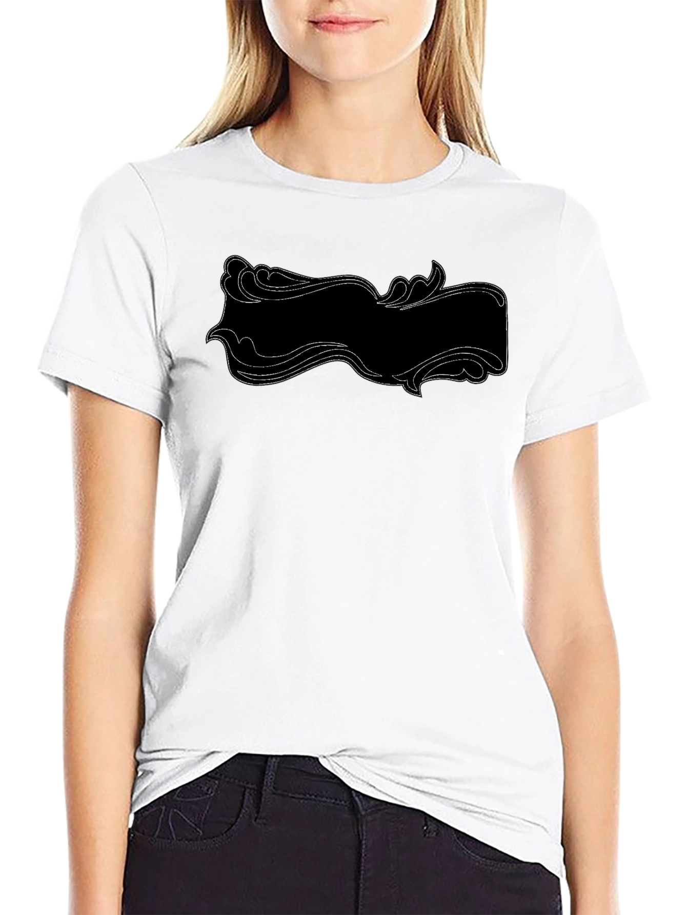 Retro Banner Graphic Black T-Shirt
