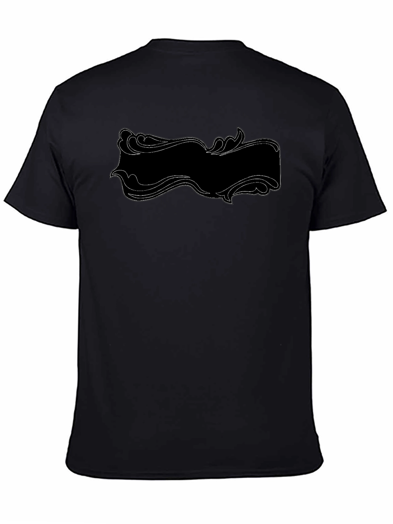Retro Banner Graphic Black T-Shirt
