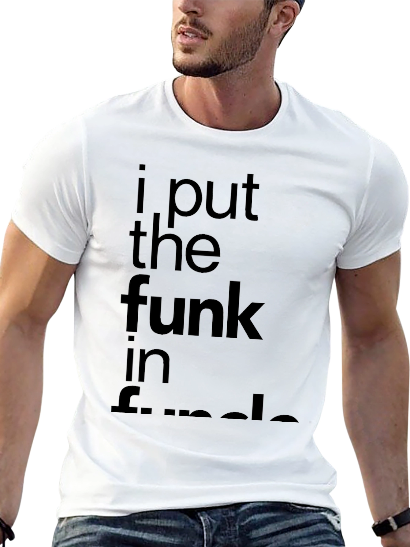 I Put The Funk In Uncle Black Graphic Tee