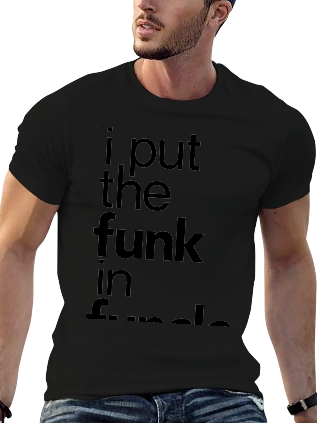 I Put The Funk In Uncle Black Graphic Tee