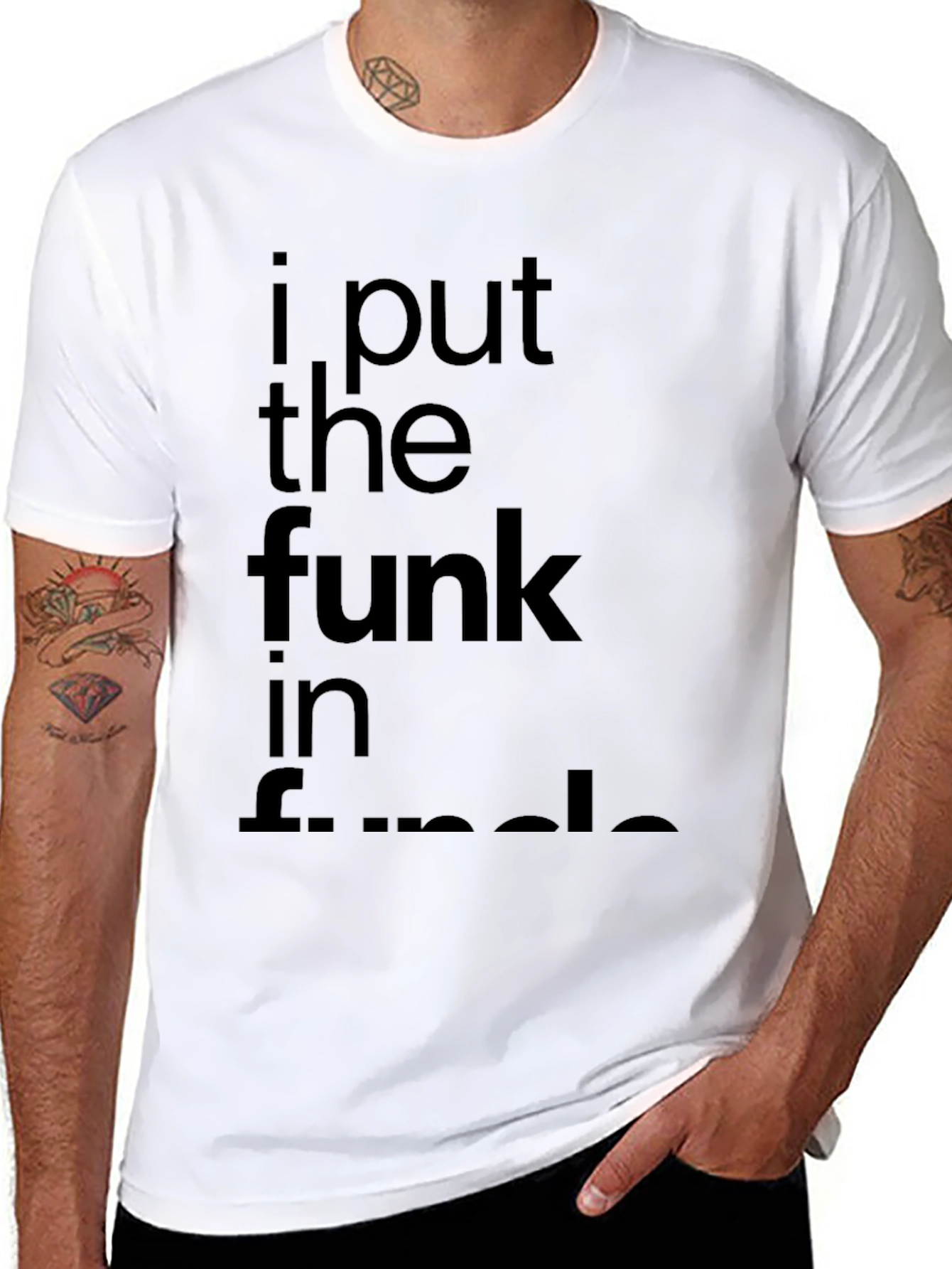 I Put The Funk In Uncle Black Graphic Tee