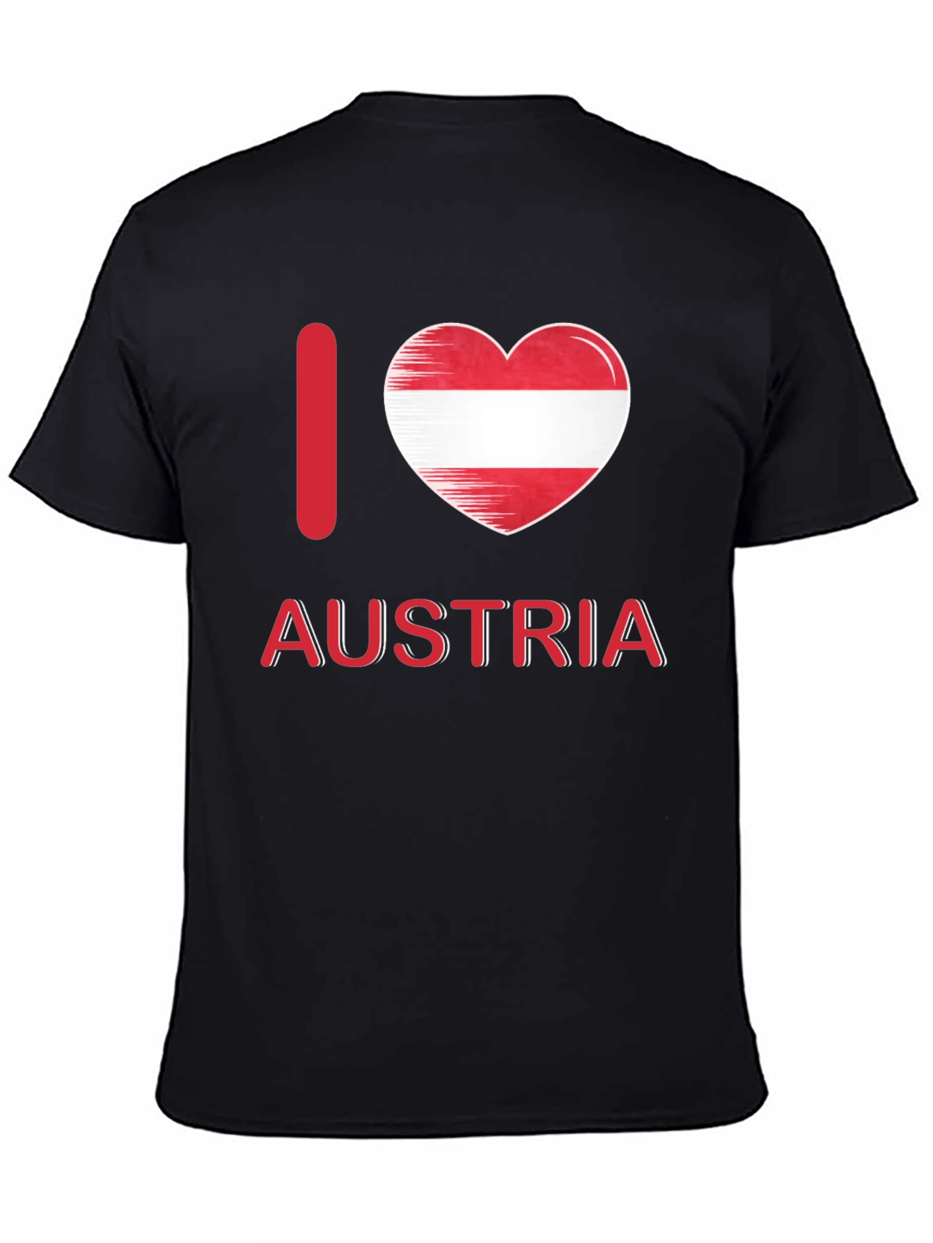 I Love Austria T-Shirt Patriotic Austrian Flag Heart Tee