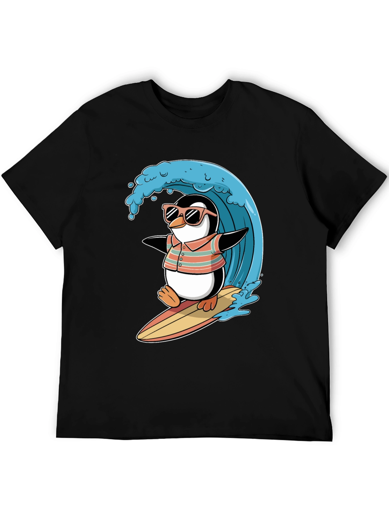Surfing Penguin Graphic Tee