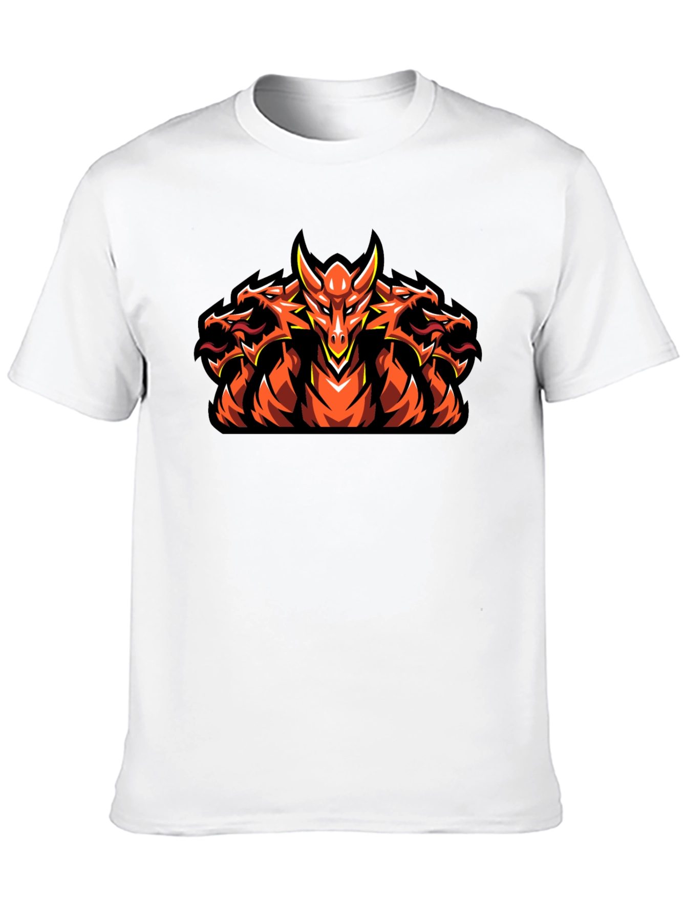 Hydra Dragon Graphic Tee - Mens Black T-Shirt