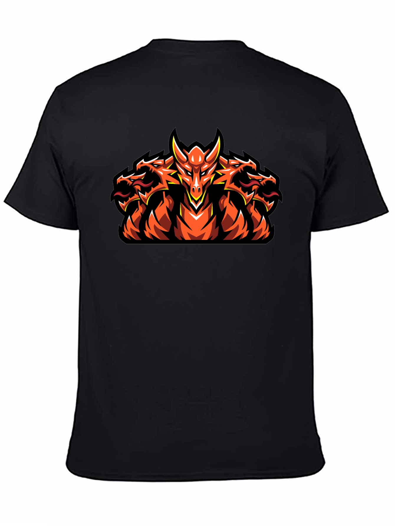 Hydra Dragon Graphic Tee - Mens Black T-Shirt