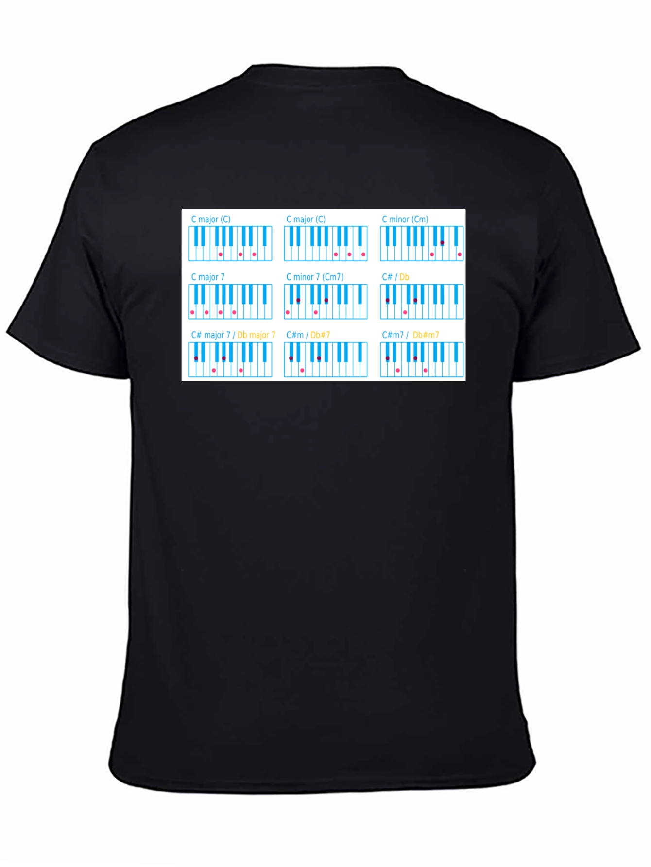 Piano Chord T-Shirt - Music Theory Tee