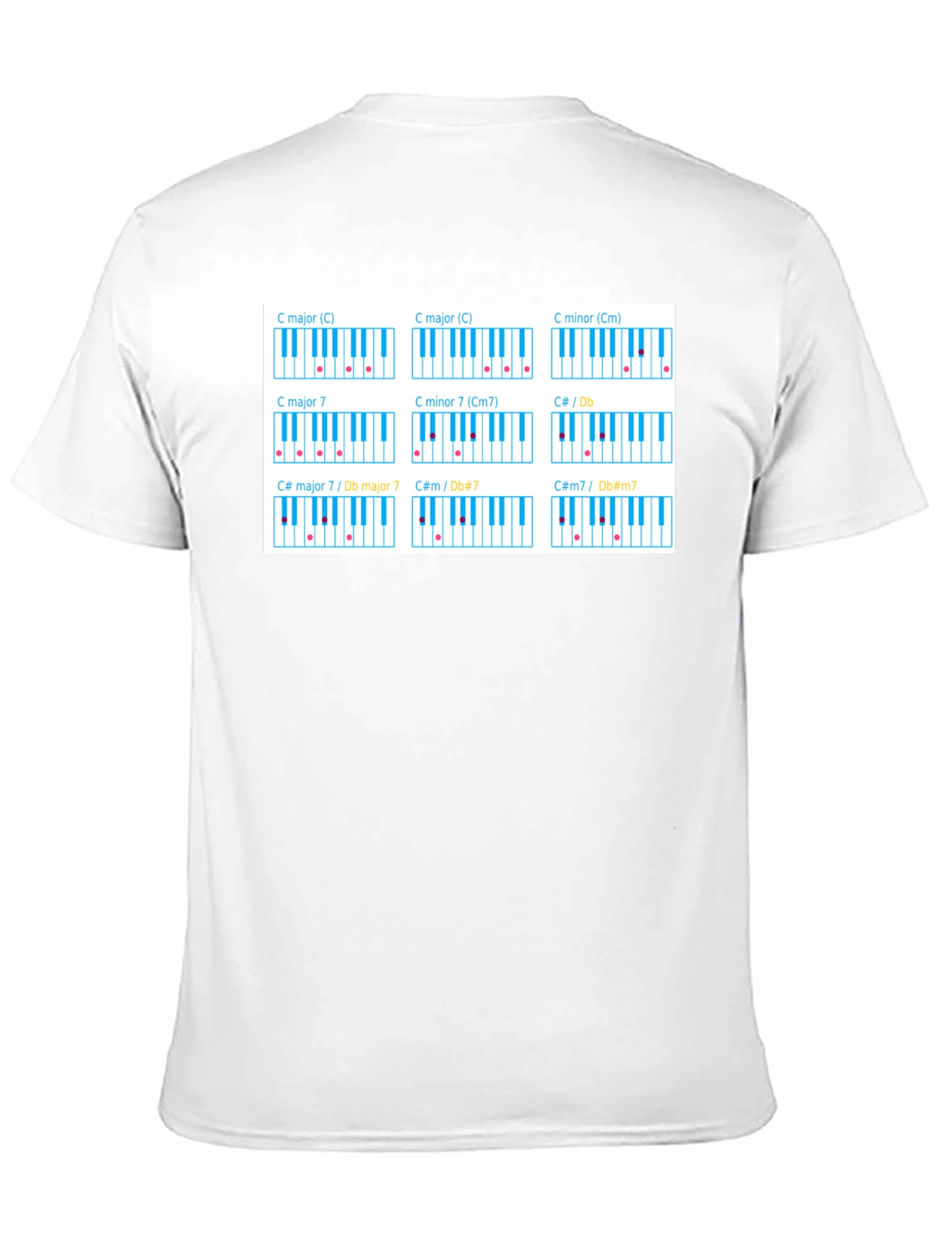 Piano Chord T-Shirt - Music Theory Tee