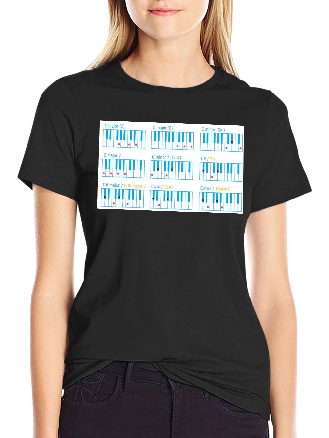 Piano Chord T-Shirt - Music Theory Tee