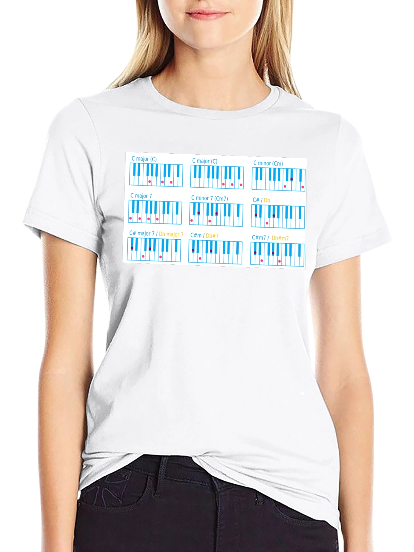Piano Chord T-Shirt - Music Theory Tee