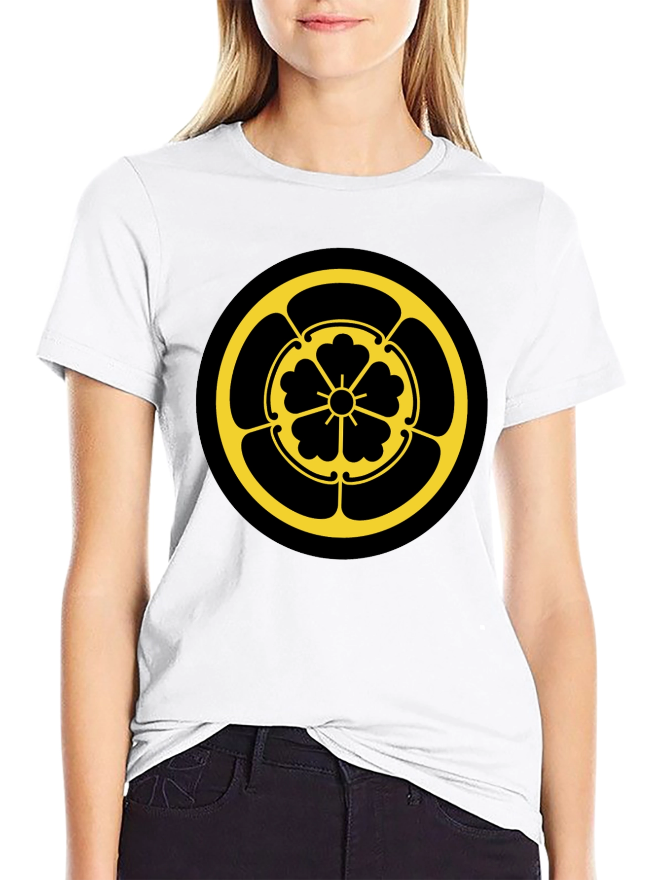 Japanese Clan Symbol T-Shirt - Black