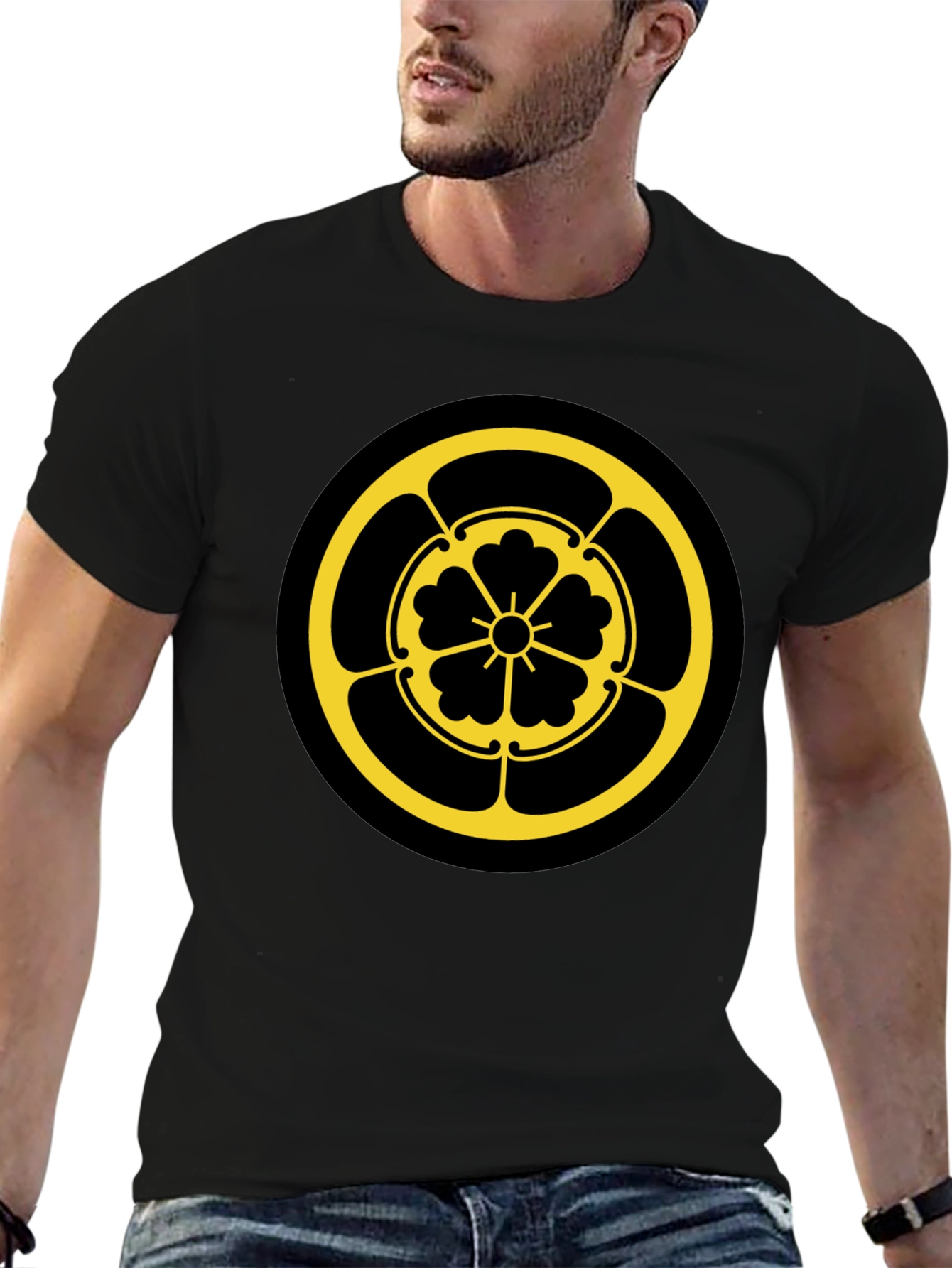 Japanese Clan Symbol T-Shirt - Black