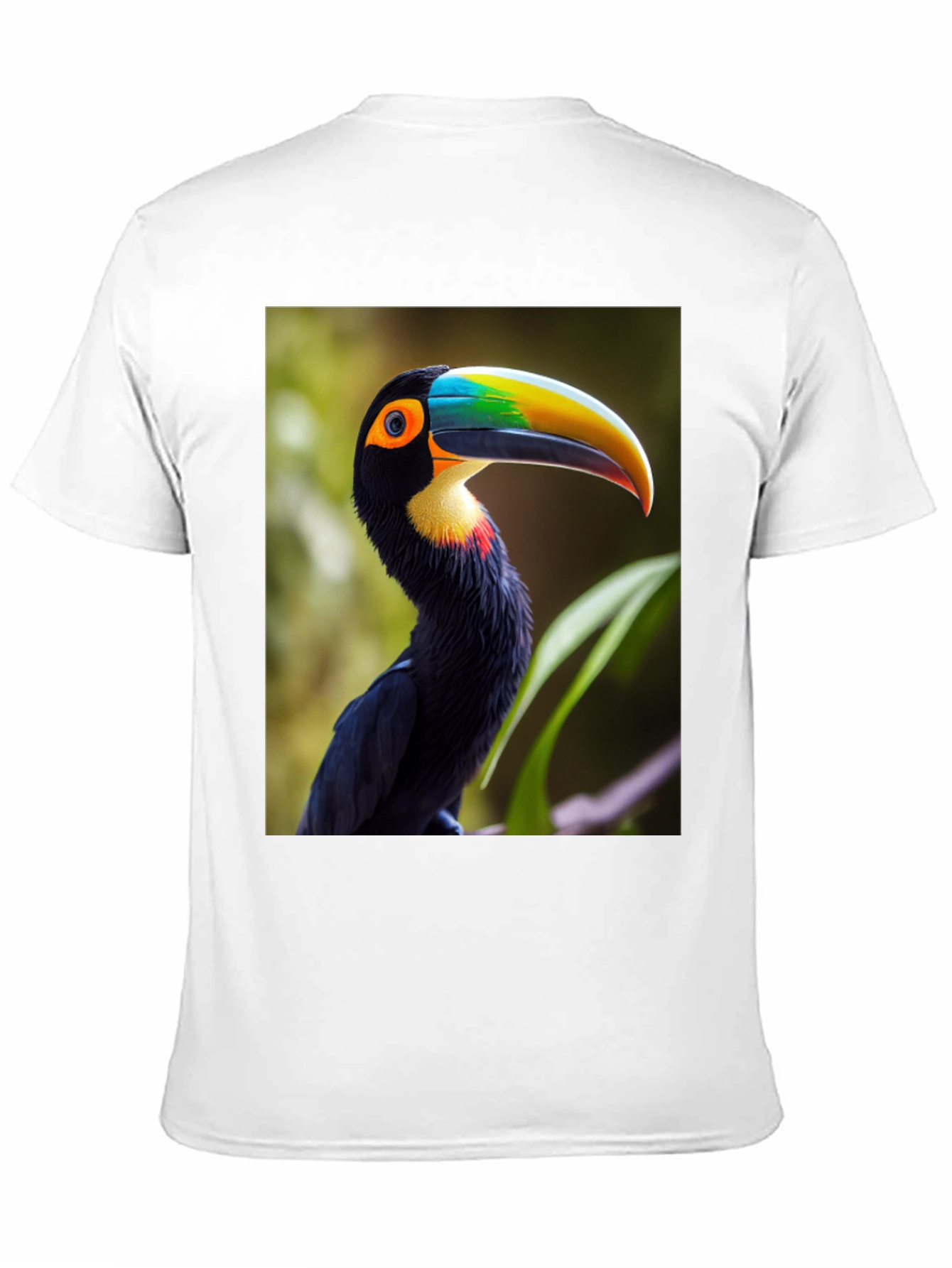 Tropical Toucan Graphic Tee - Vibrant Bird Design