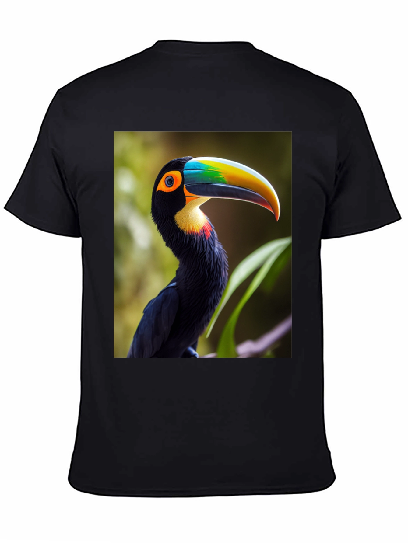 Tropical Toucan Graphic Tee - Vibrant Bird Design