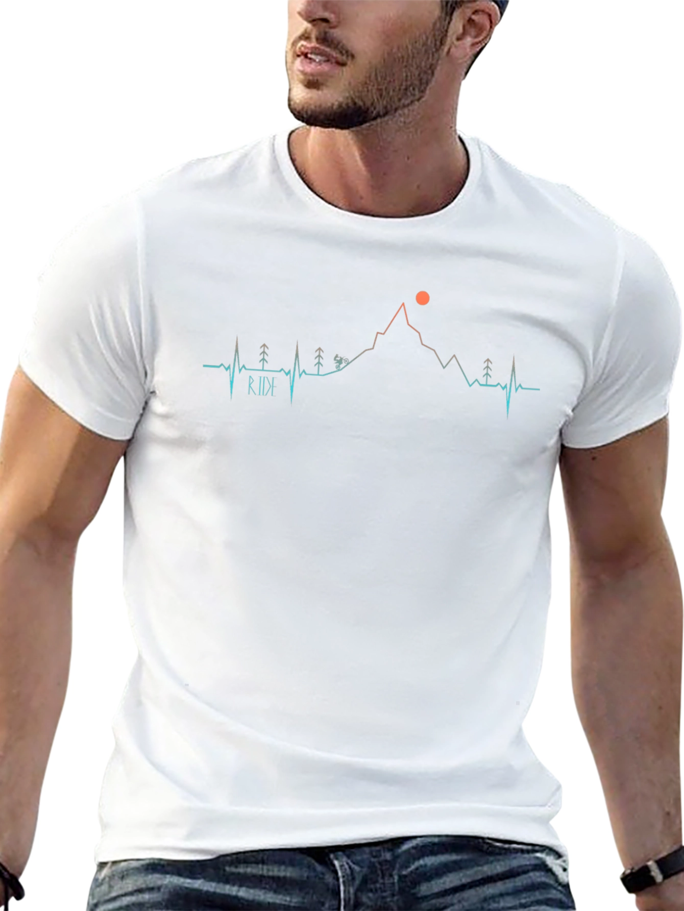Ride Heartbeat Mountain Bike T-Shirt