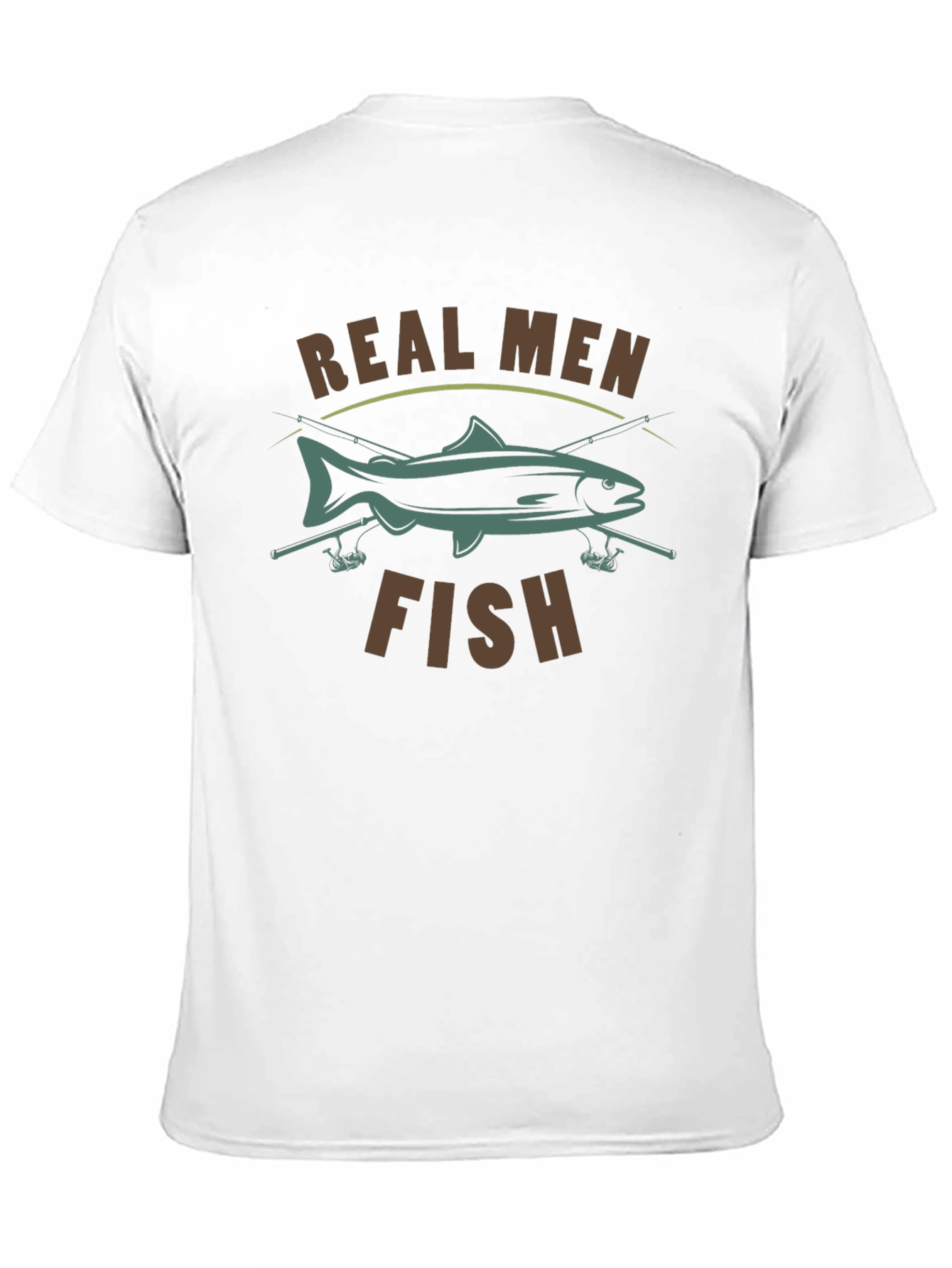Real Men Fish Graphic Tee