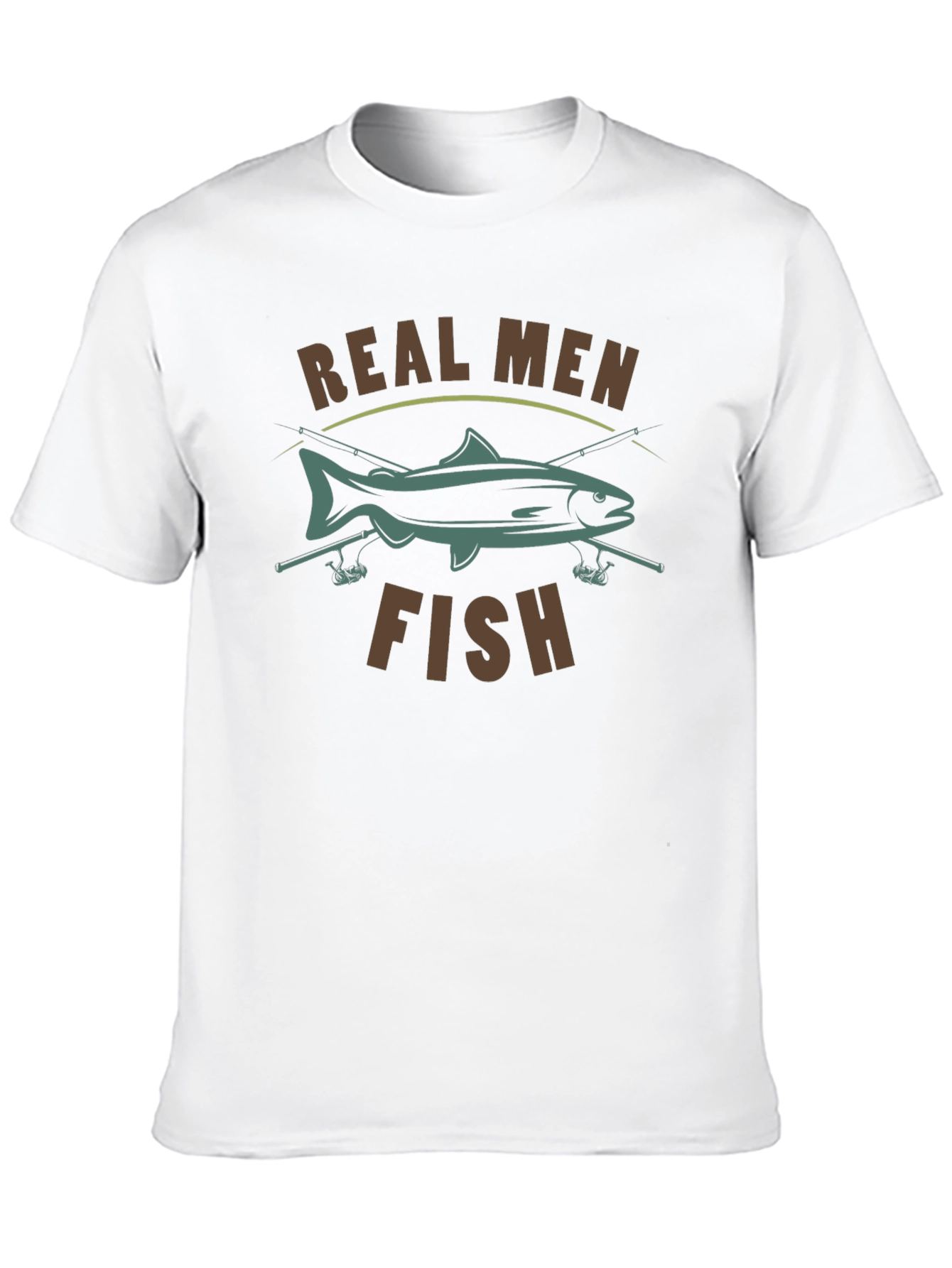 Real Men Fish Graphic Tee