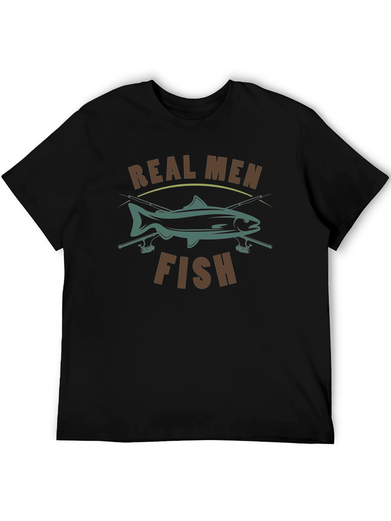 Real Men Fish Graphic Tee