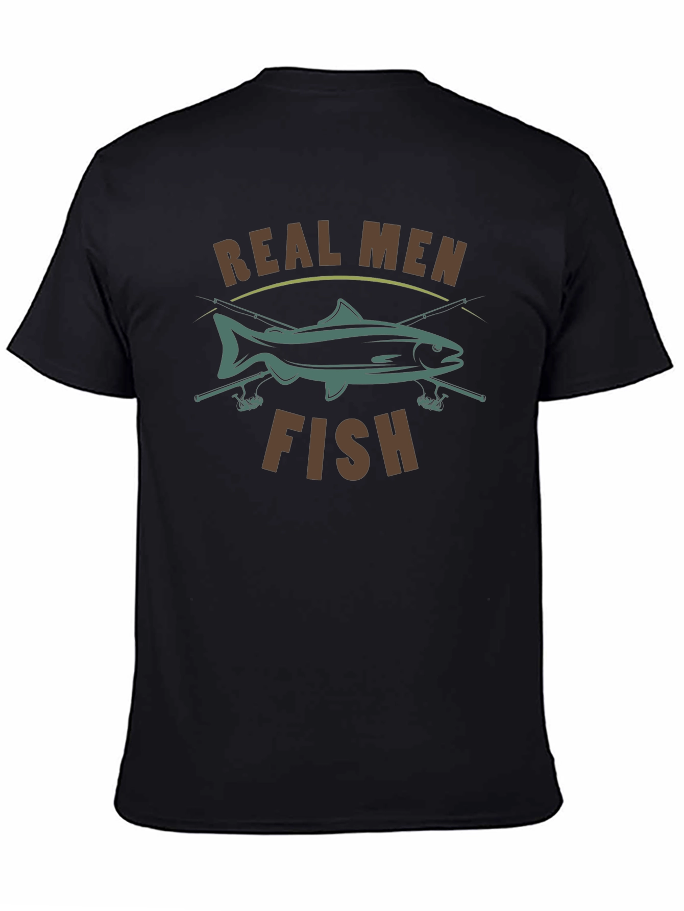 Real Men Fish Graphic Tee