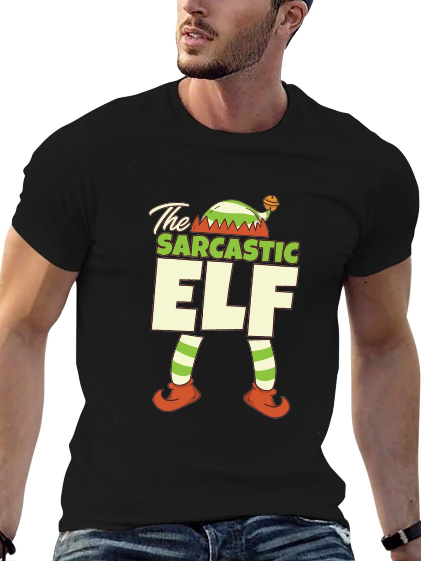 Sarcastic Elf Holiday T-Shirt