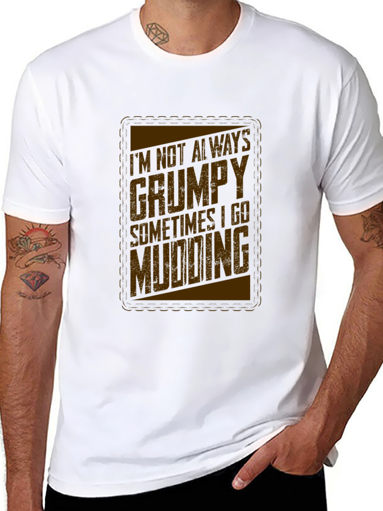 Grumpy Mudding T-Shirt - Funny Graphic Tee