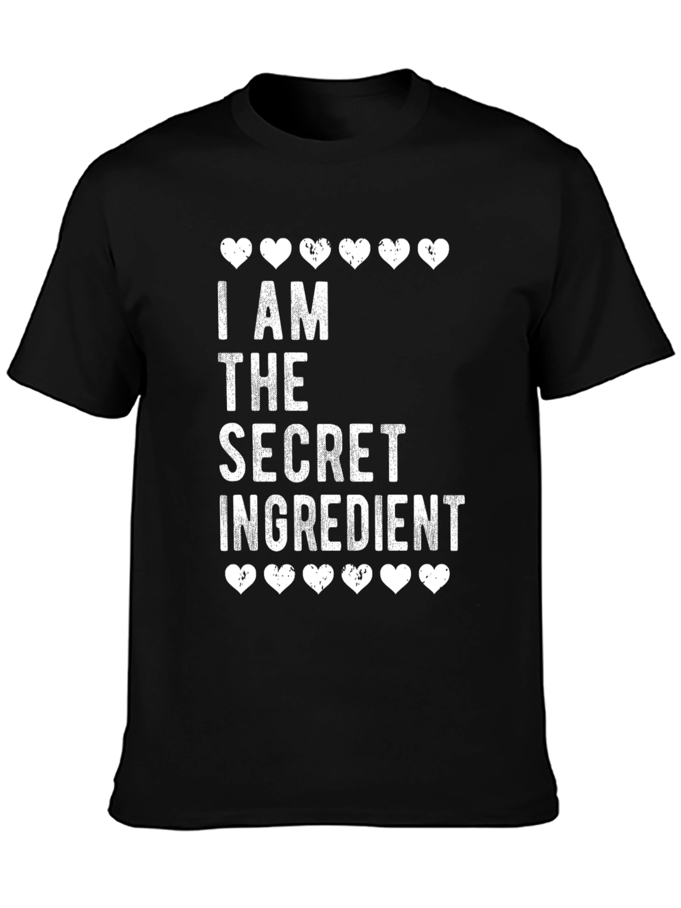 Secret Ingredient T-Shirt - Black Crew Neck Tee