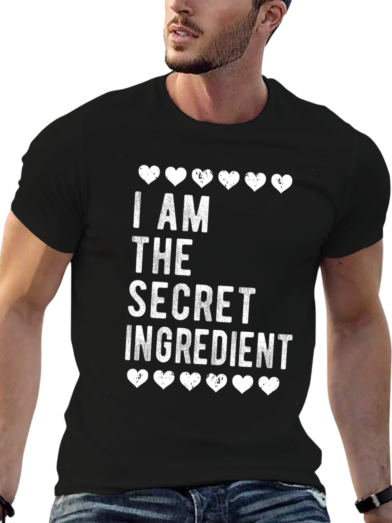 Secret Ingredient T-Shirt - Black Crew Neck Tee