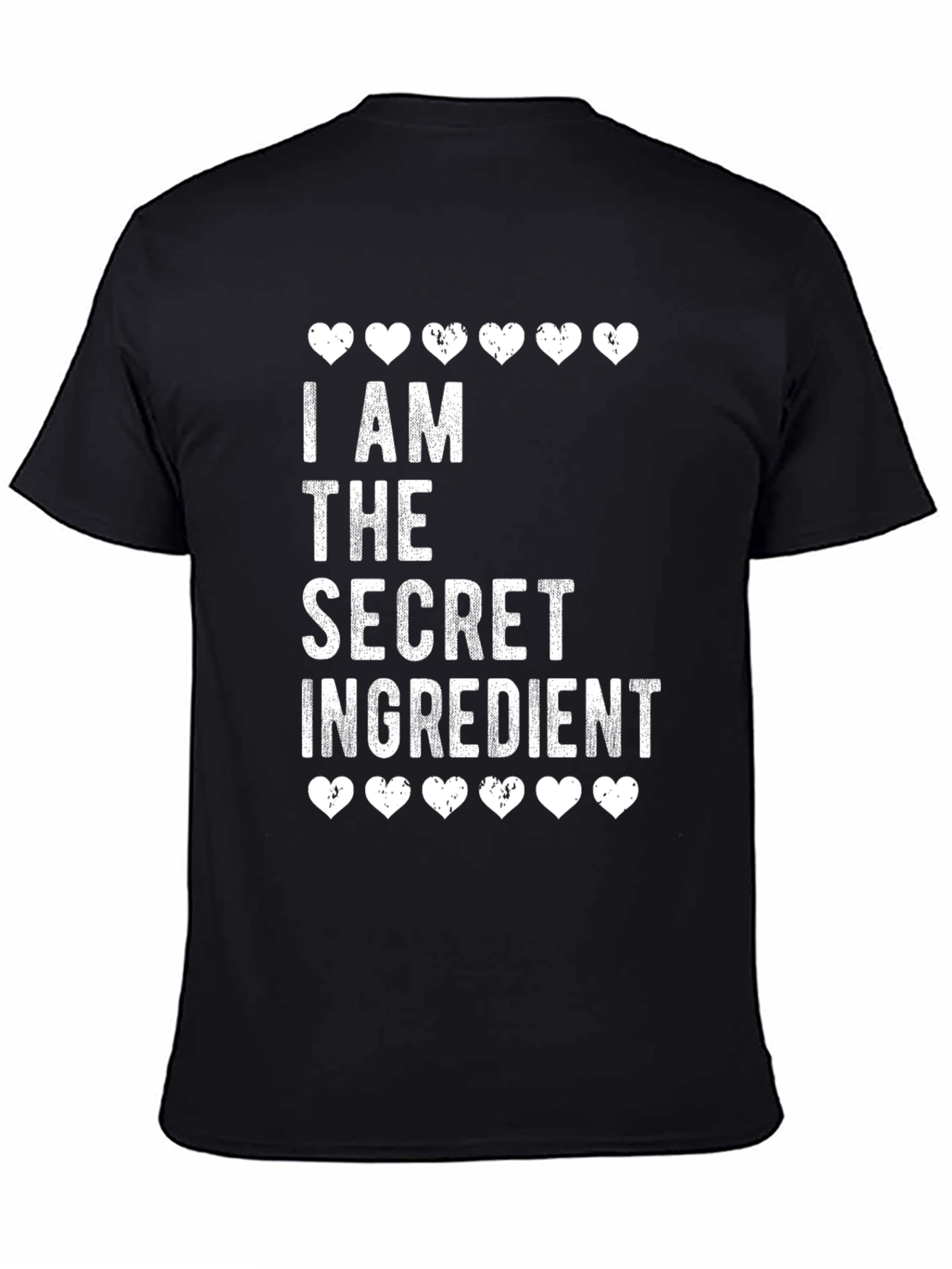 Secret Ingredient T-Shirt - Black Crew Neck Tee