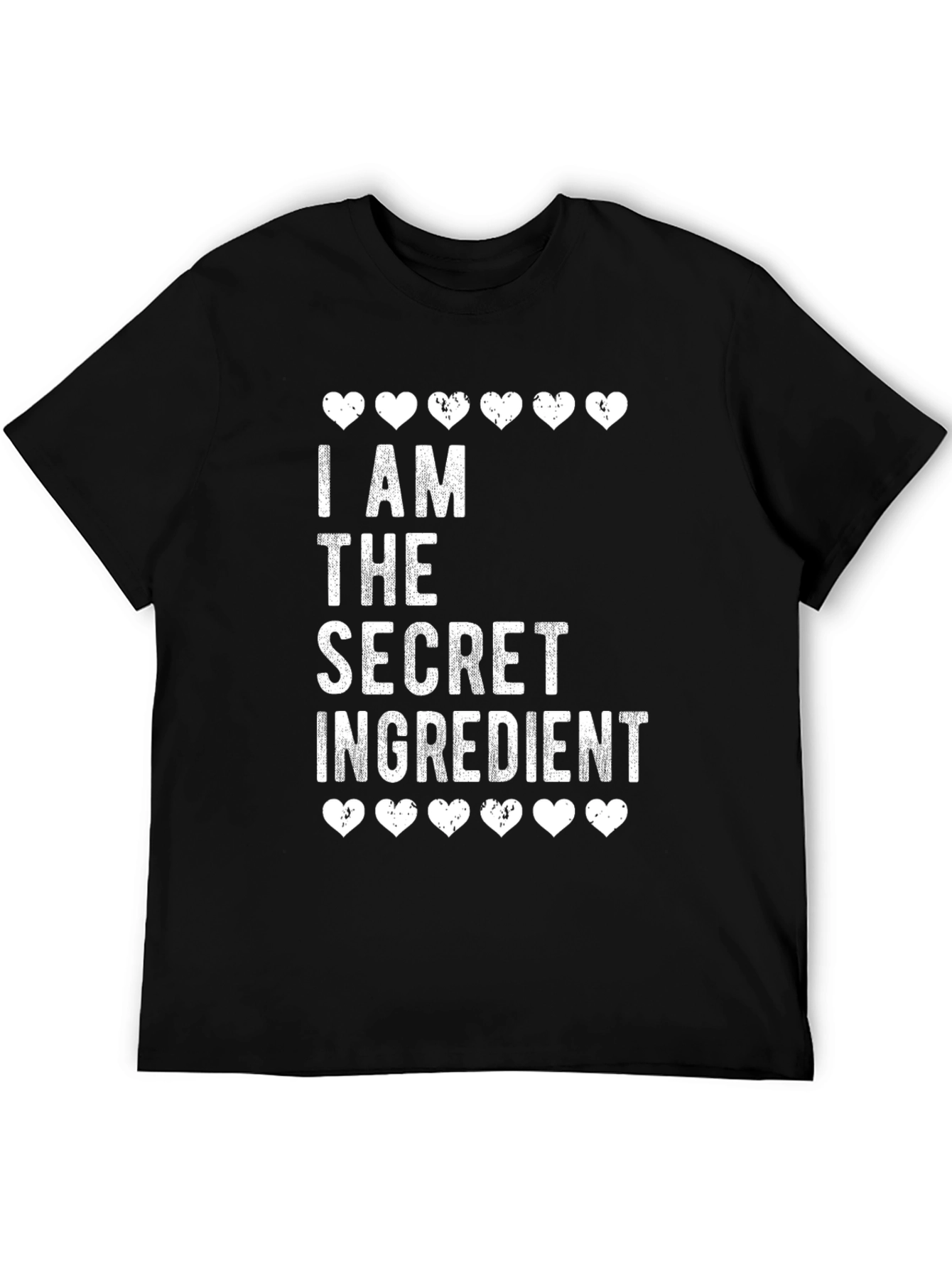 Secret Ingredient T-Shirt - Black Crew Neck Tee